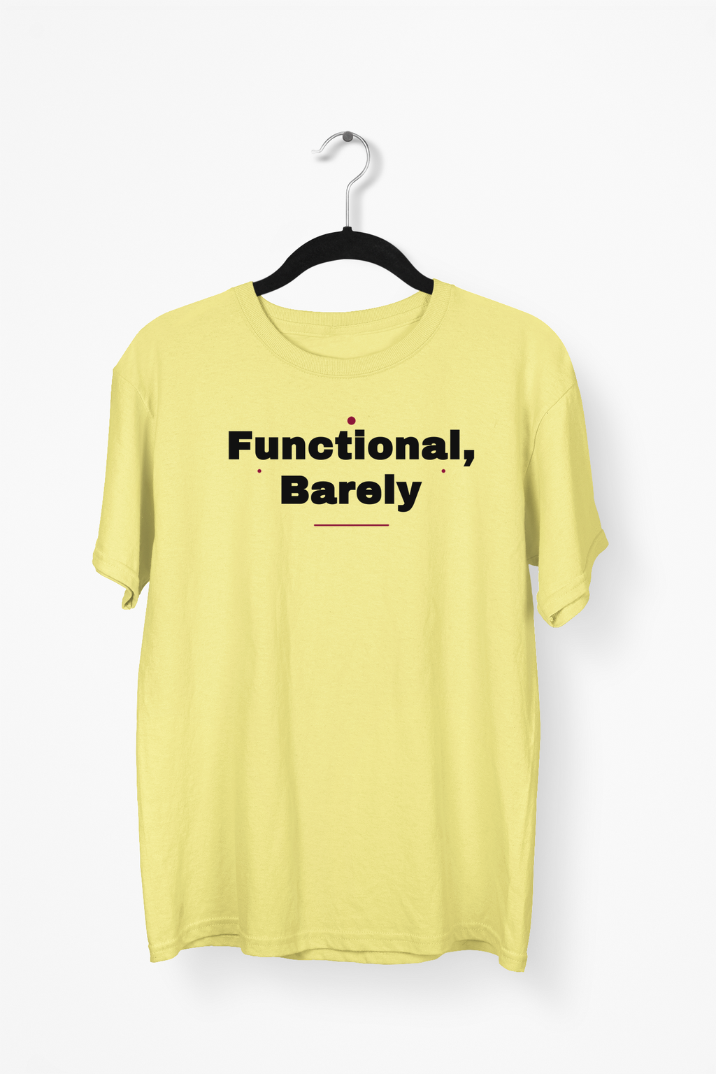 Functional, Barely Premium Tee — Yellow