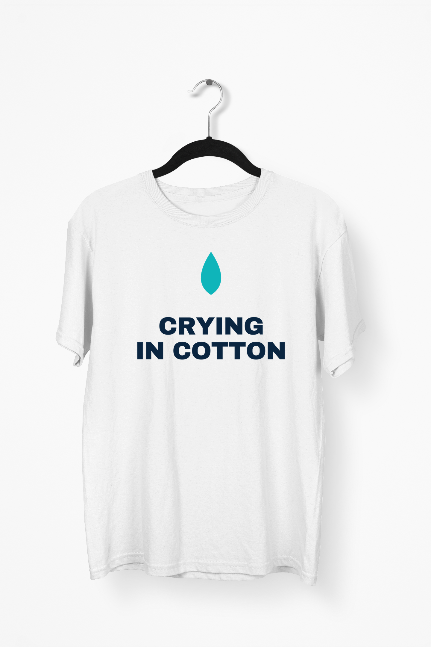 Crying In Cotton Premium Tee — White