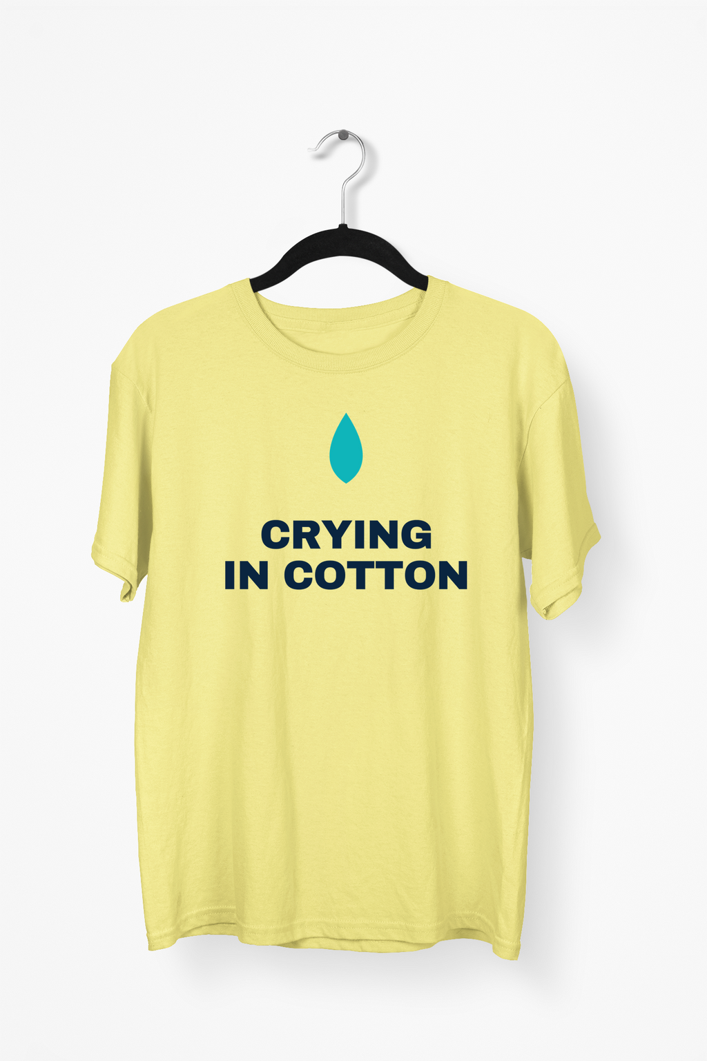 Crying In Cotton Premium Tee — Yellow