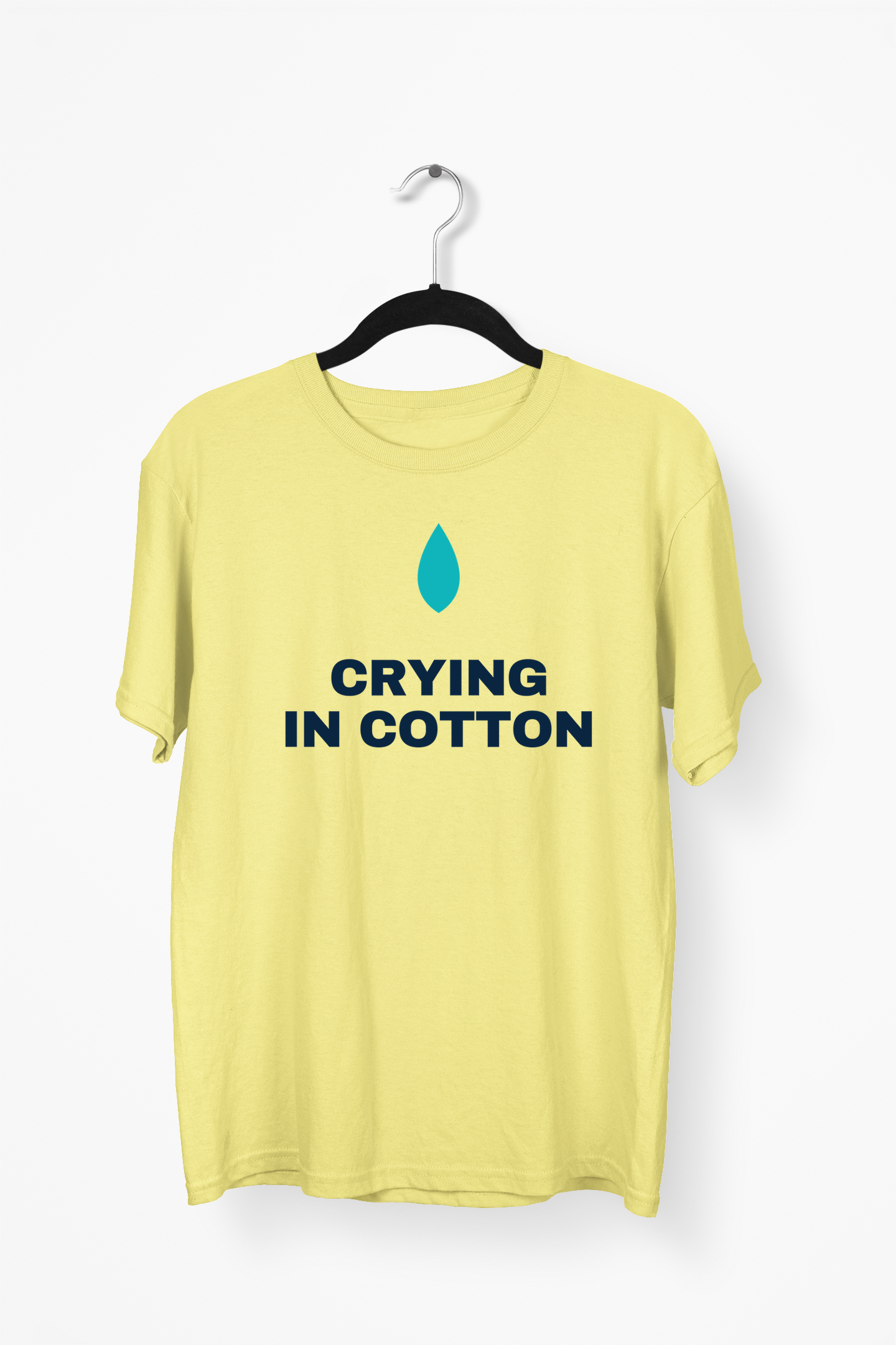 Crying In Cotton Premium Tee — Yellow