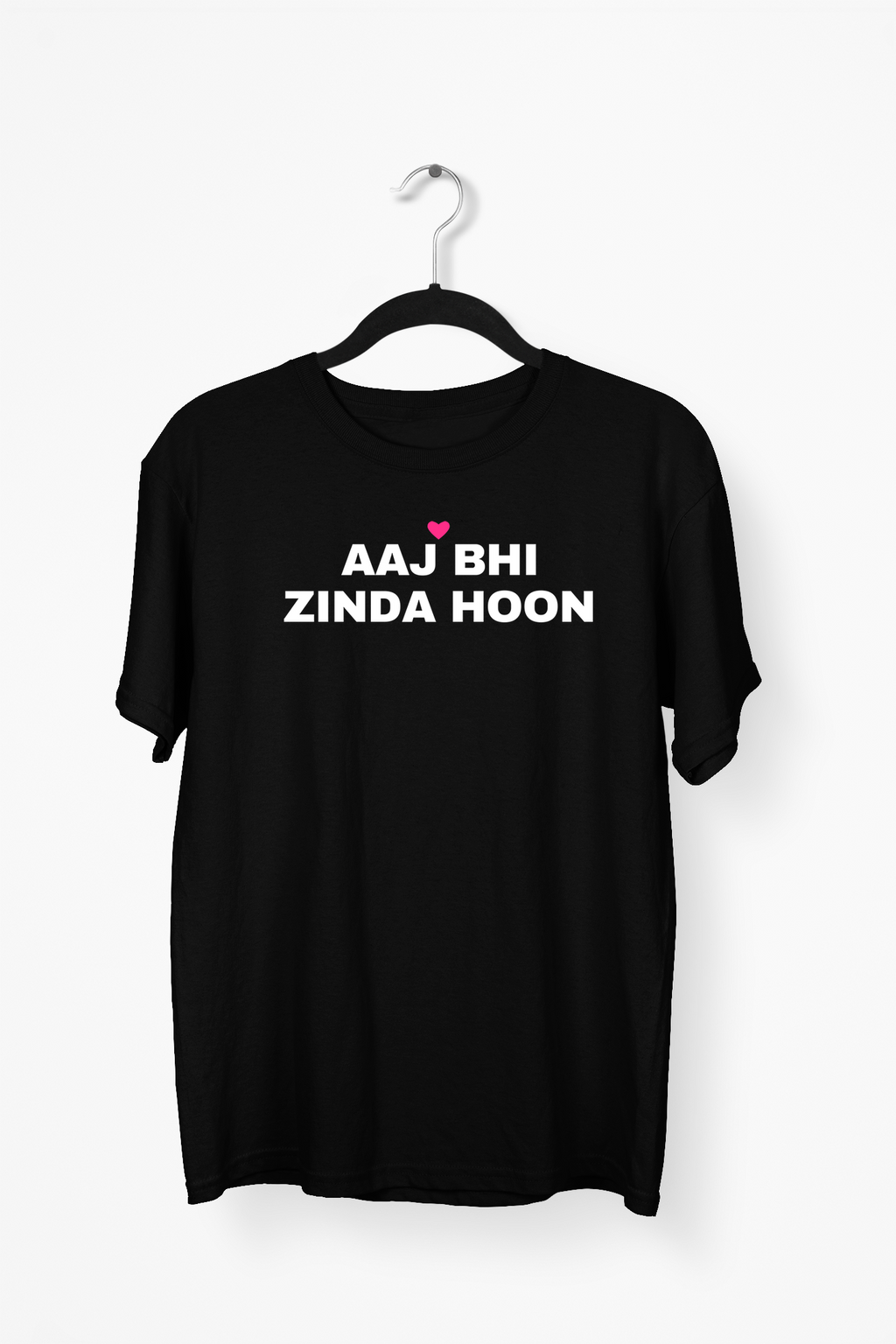 Aaj Bhi Zinda Hoon Premium Tee — Black