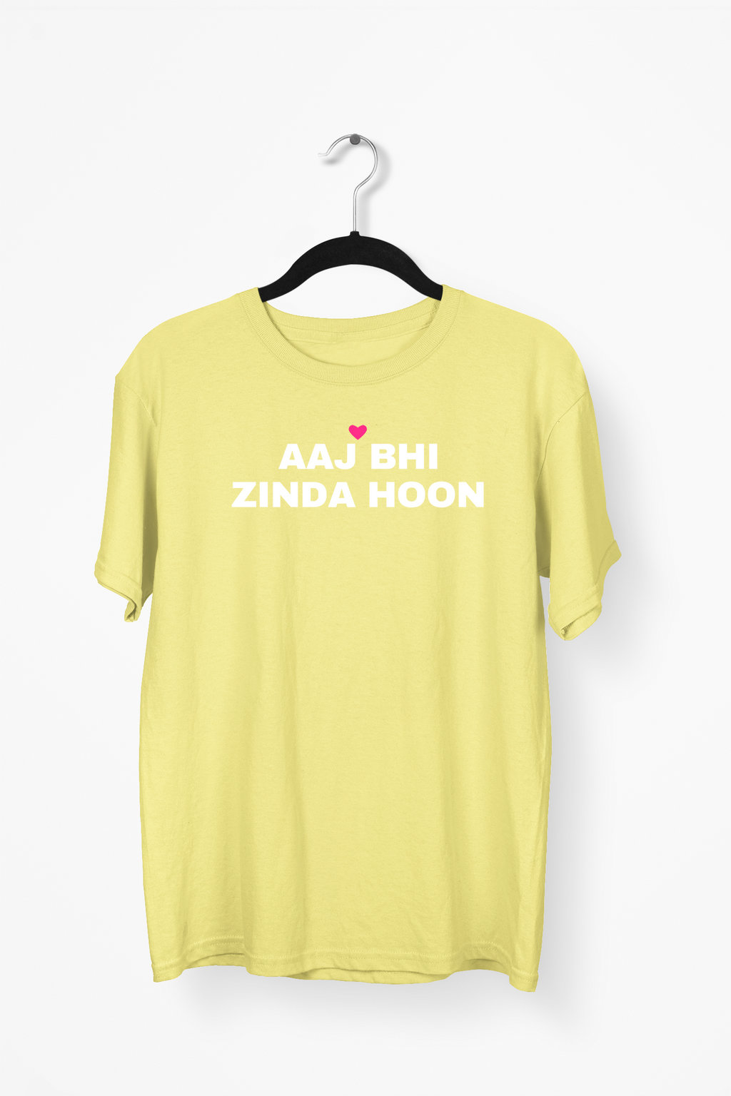 Aaj Bhi Zinda Hoon Premium Tee — Yellow