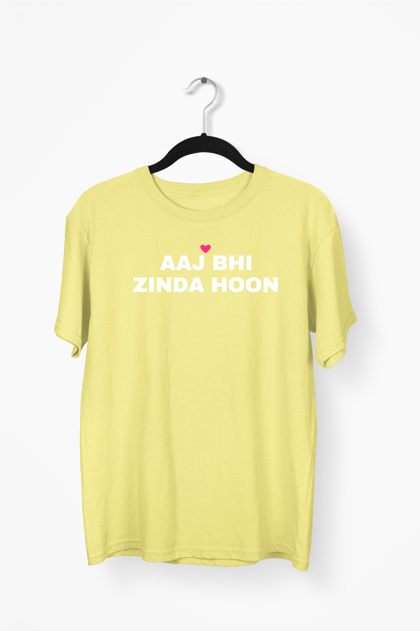 Aaj Bhi Zinda Hoon Premium Tee — Yellow