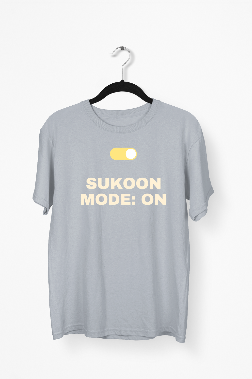 Sukoon Mode On Premium Tee — Gray