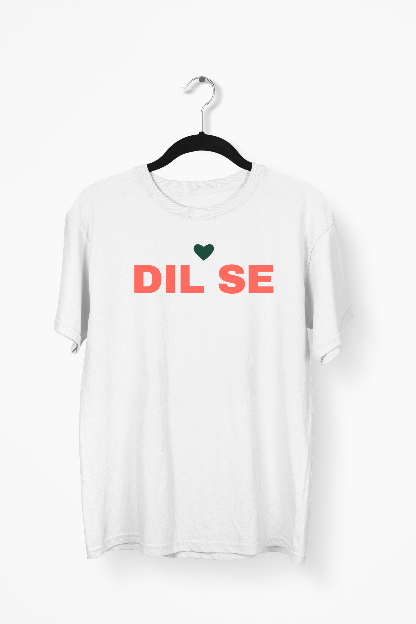 Dil Se Premium Tee — White