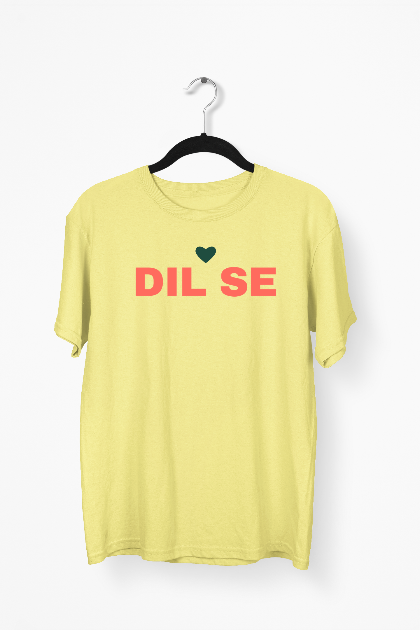Dil Se Premium Tee — Yellow