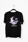 Moon Child Premium Tee - Black flat mockup