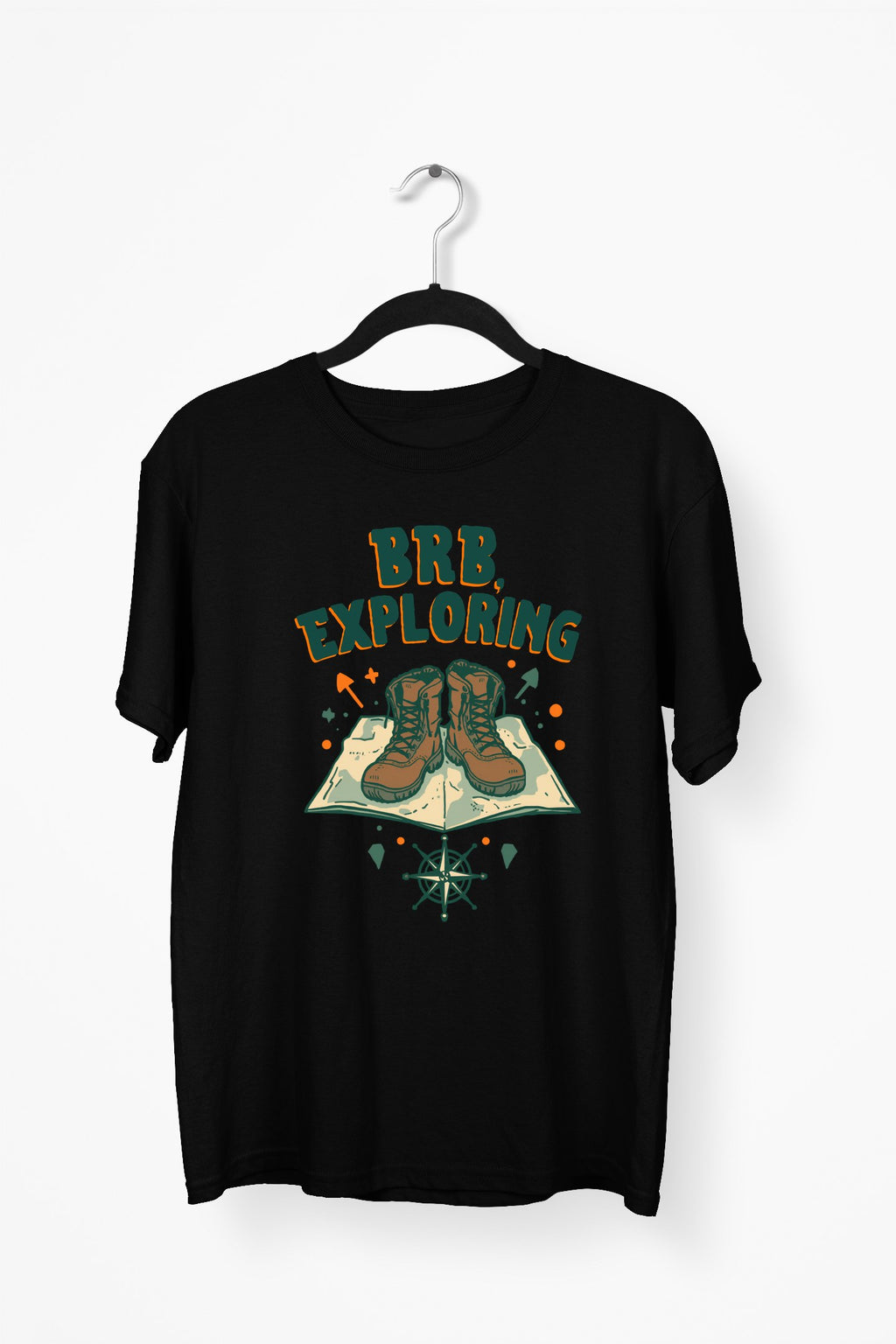 Exploration Premium Tee - Black flat mockup