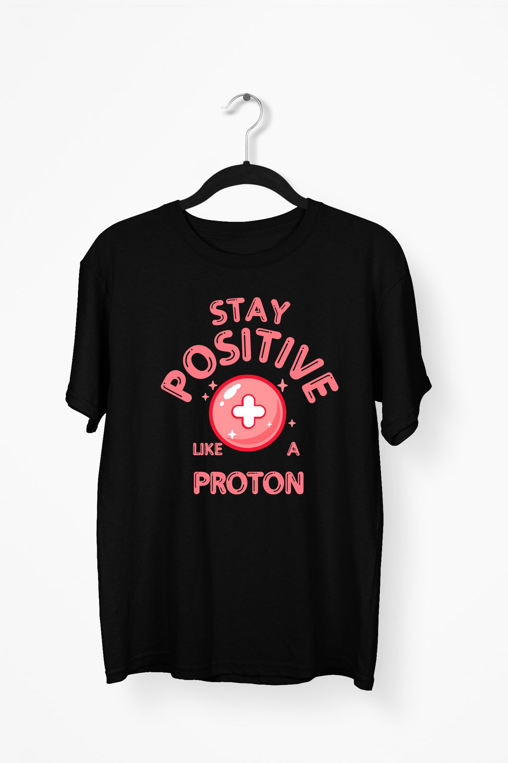 Proton Premium Tee - Black flat mockup