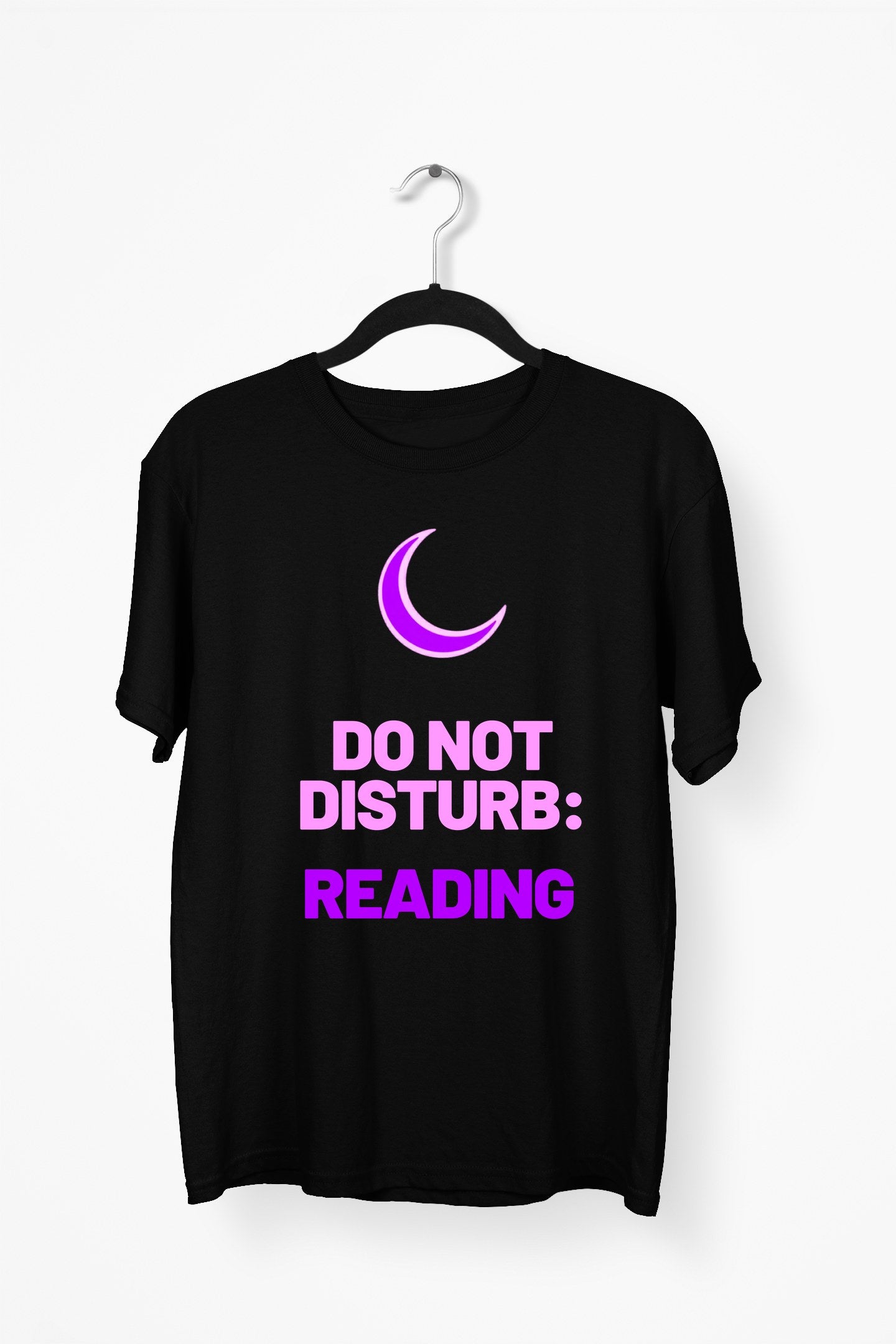 Geometric Book Premium Tee - Black flat mockup