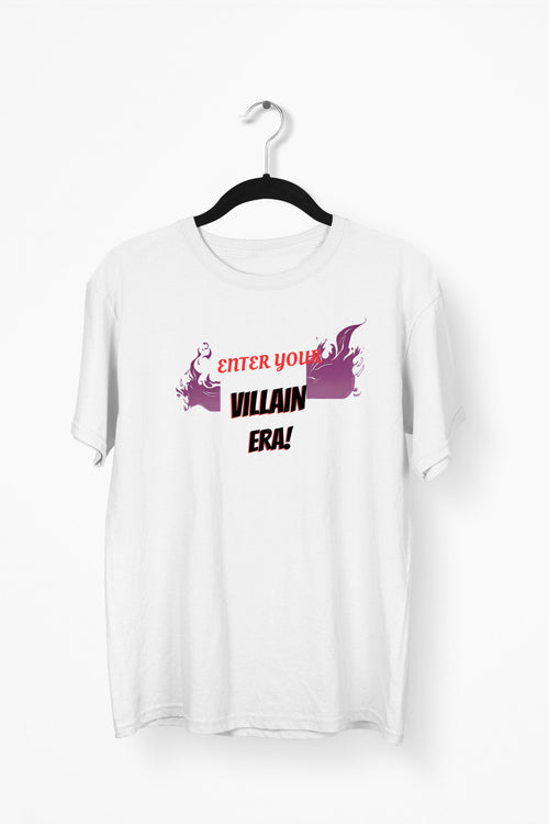 Sharp Typography Premium Tee - White flat mockup