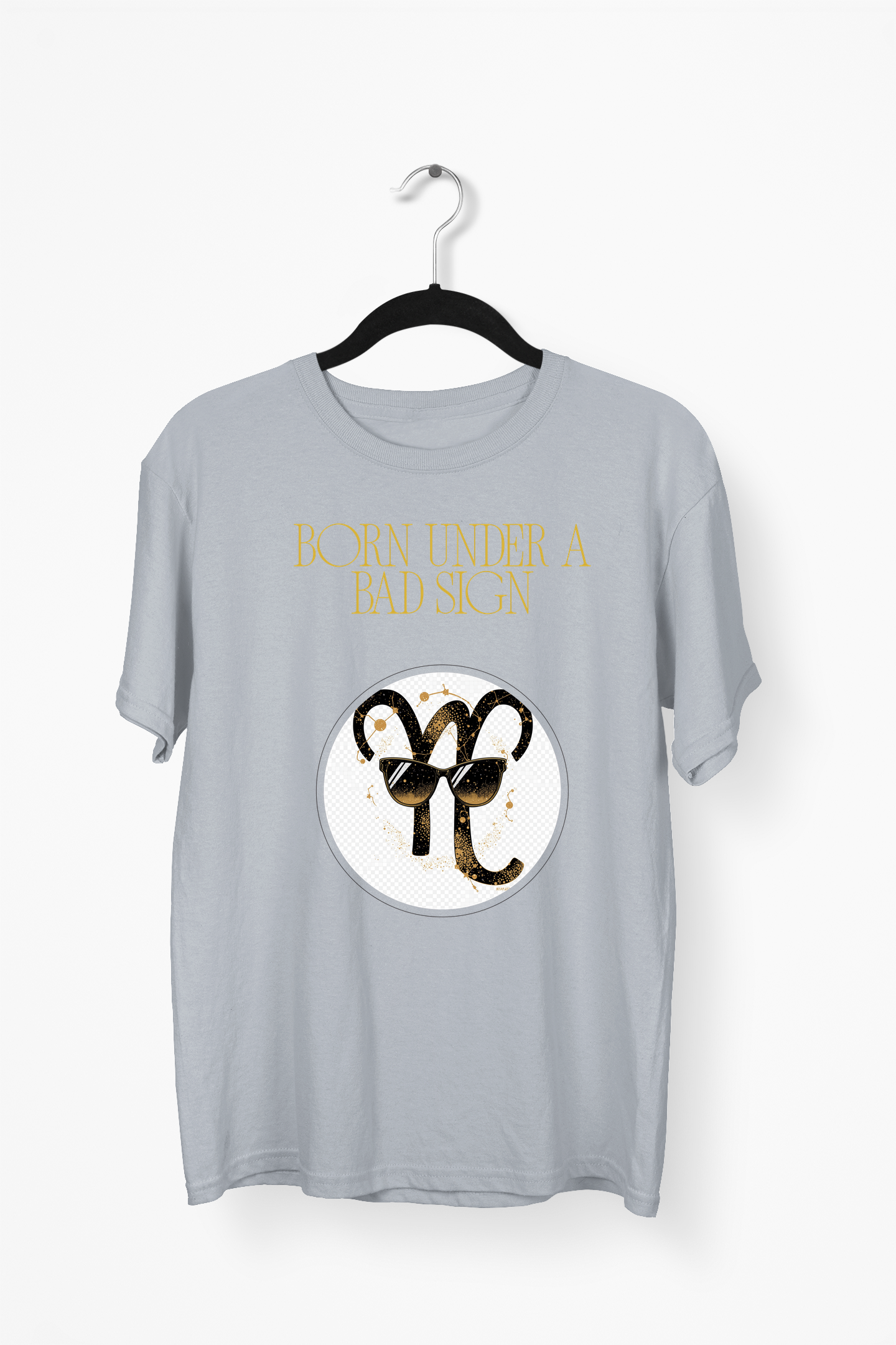 Born Under A Bad Sign Premium Tee — Gray