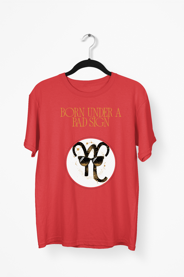 Born Under A Bad Sign Premium Tee — Red