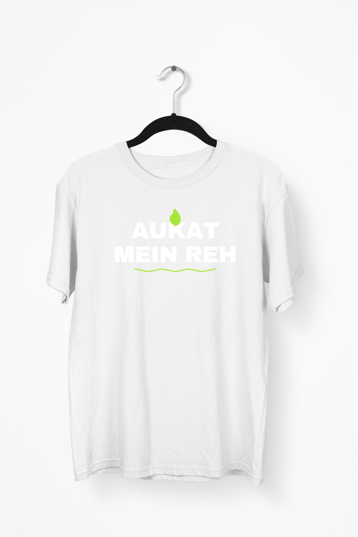 Aukat Mein Reh Premium Tee — White