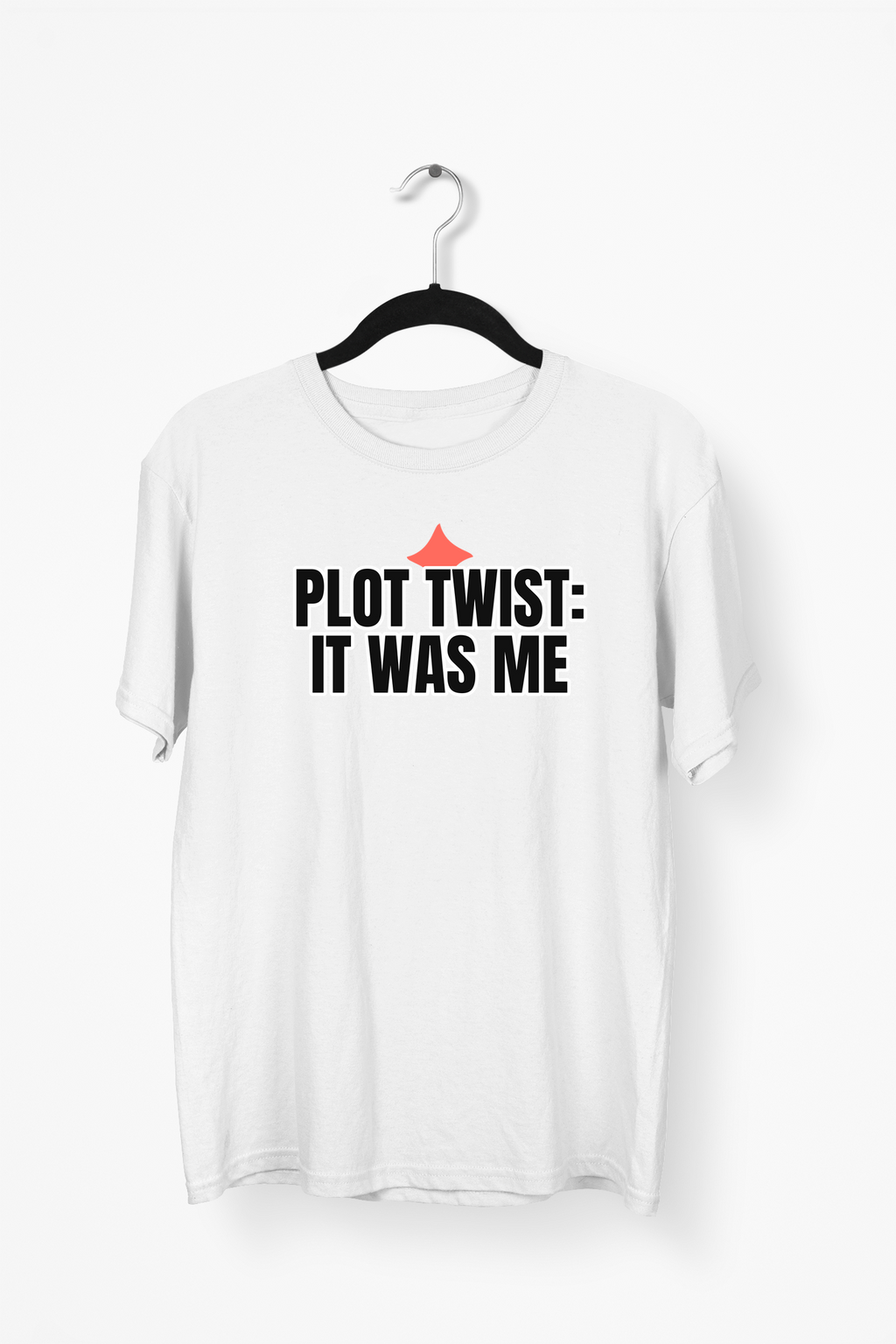 Plot Twist It Was Me Premium Tee — White