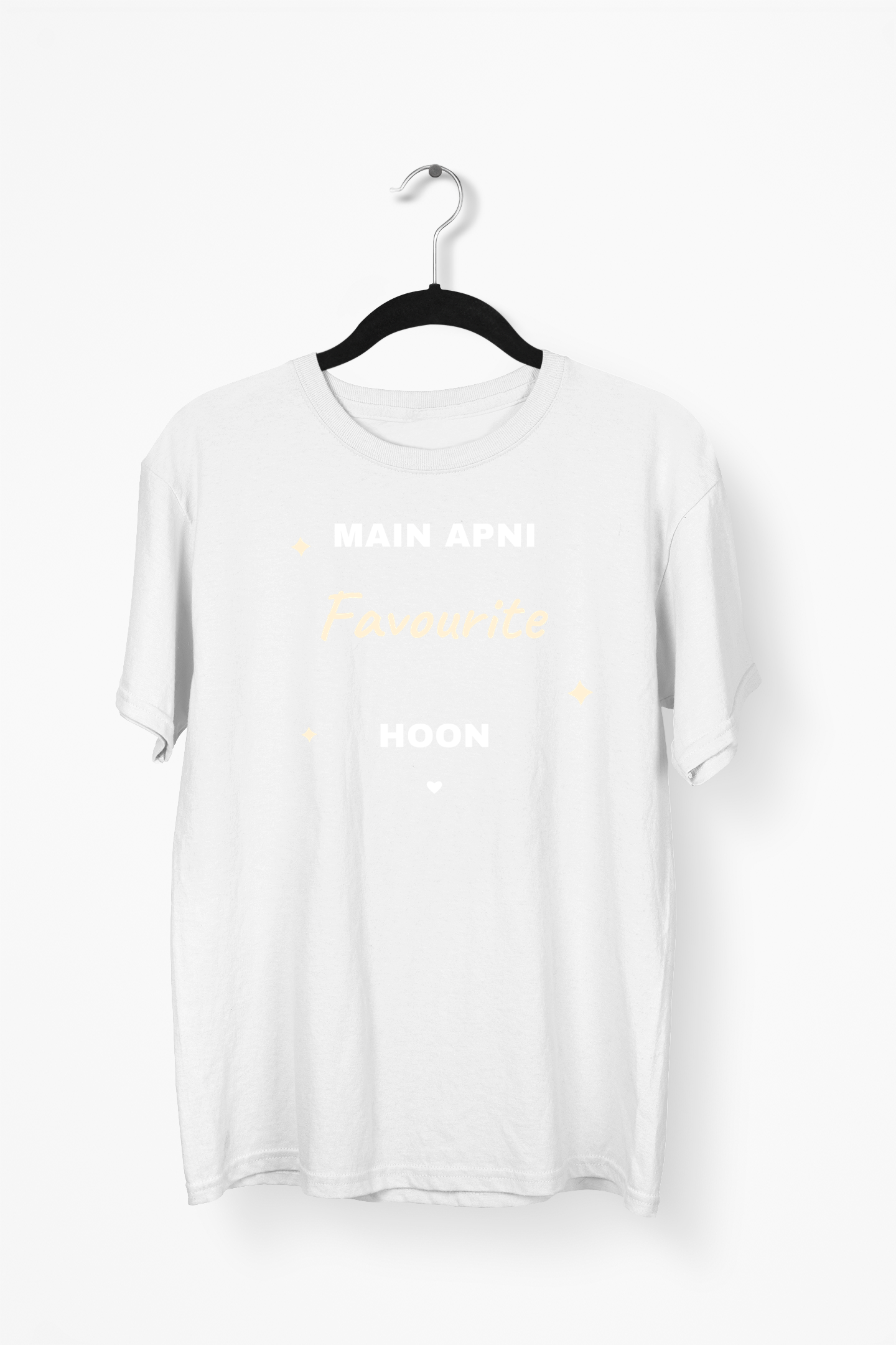 Main Apni Favourite Hoon Premium Tee — White