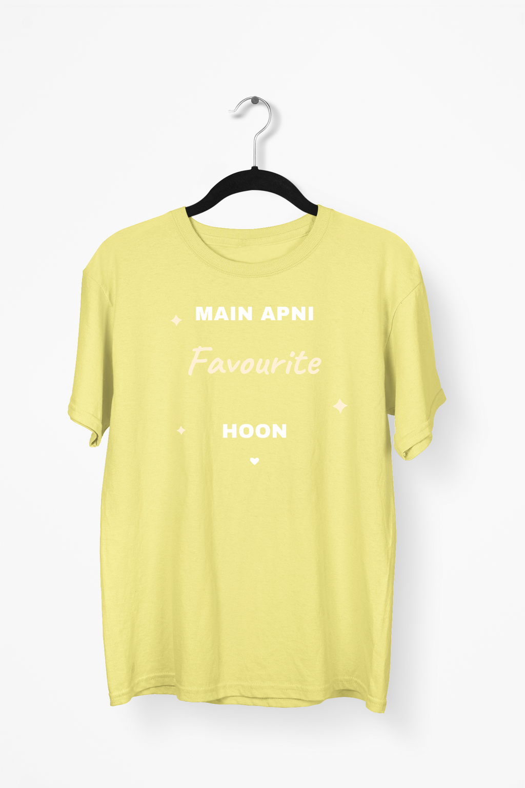 Main Apni Favourite Hoon Premium Tee — Yellow