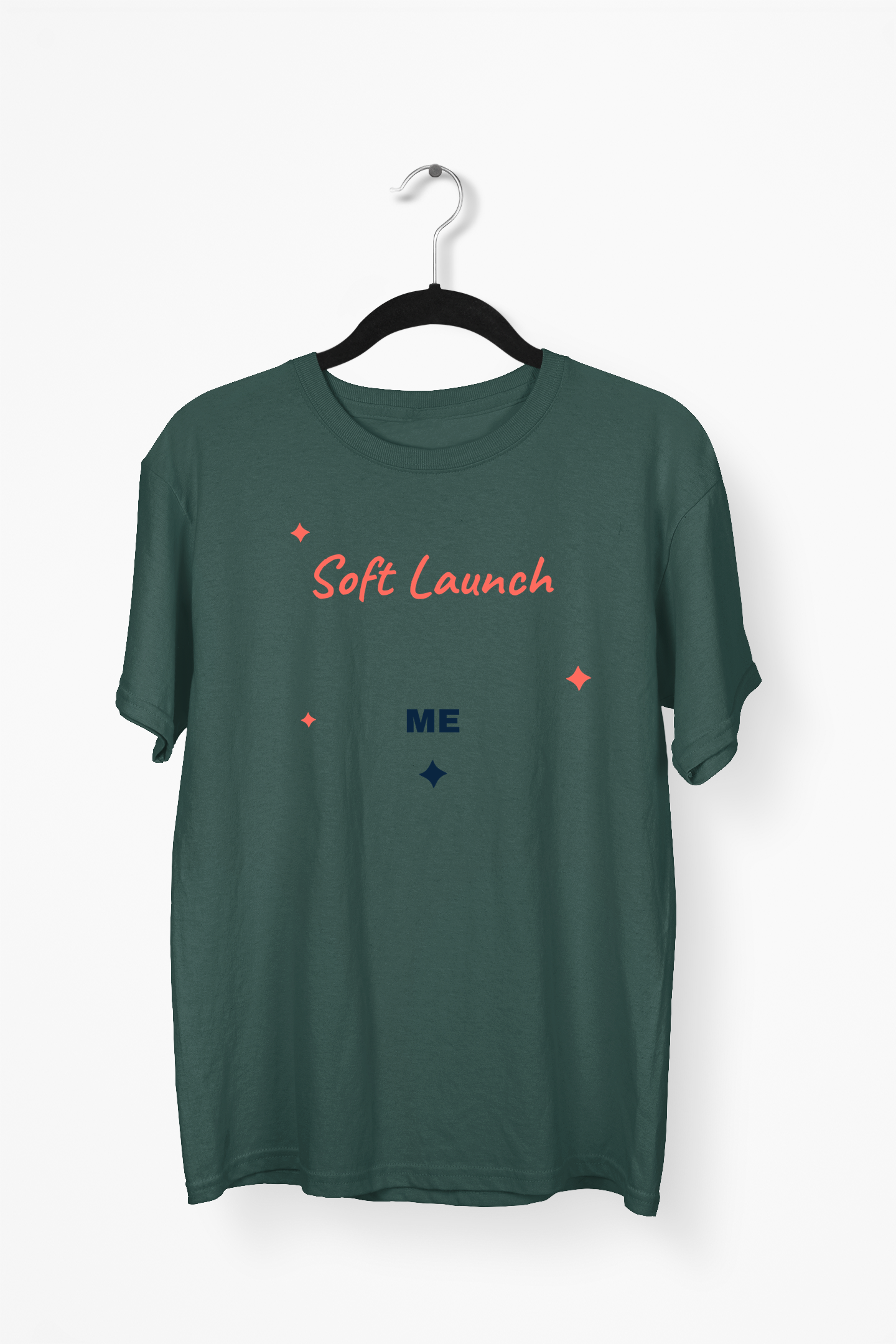Soft Launch Me Premium Tee — Bottle Green