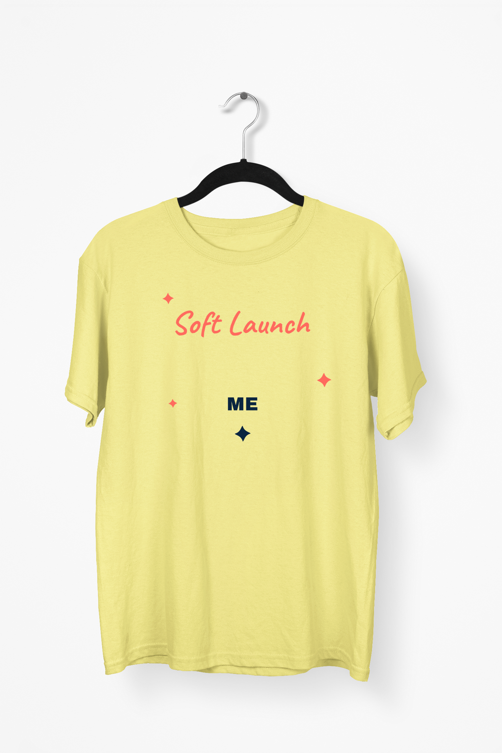 Soft Launch Me Premium Tee — Yellow