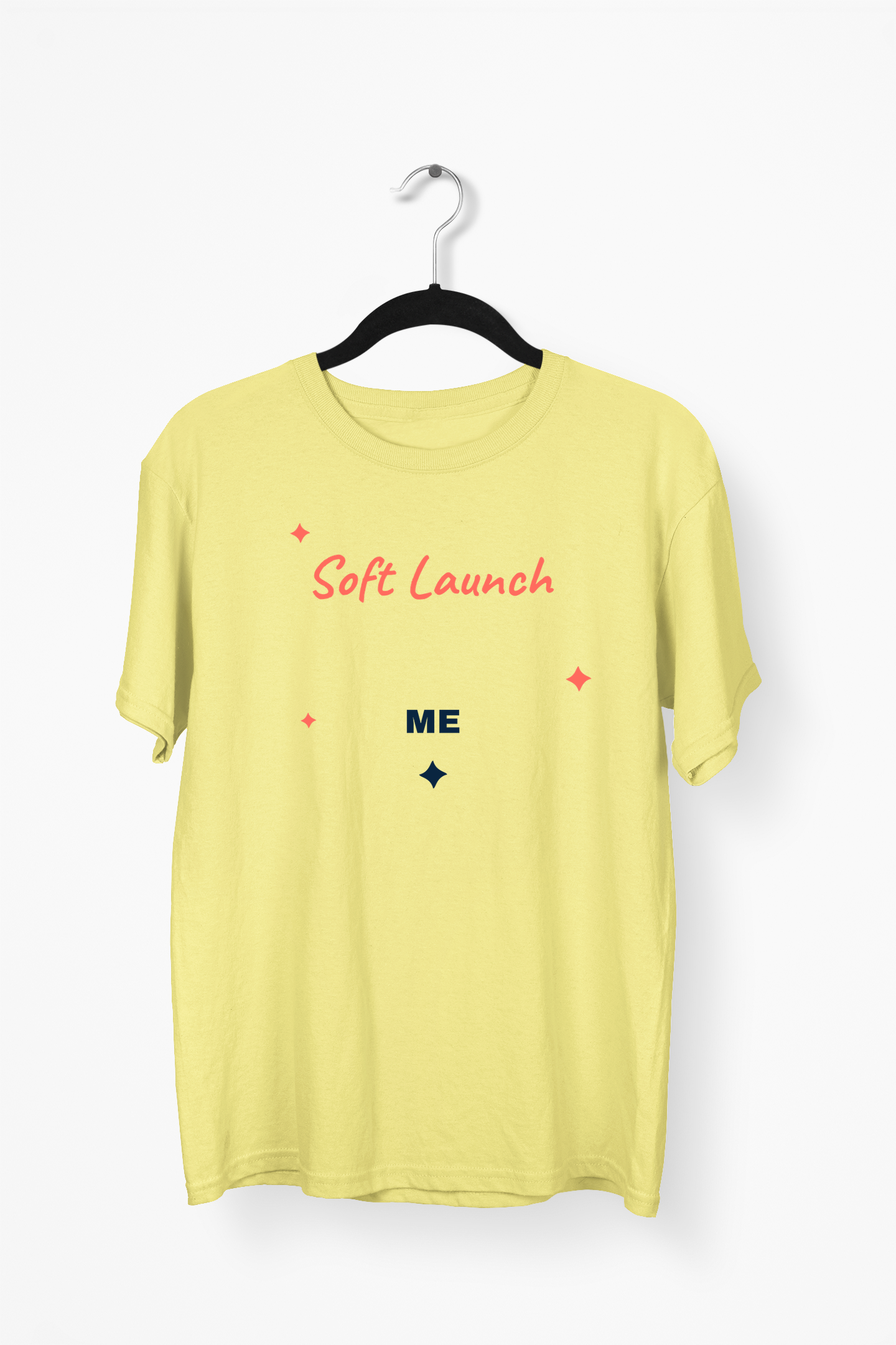Soft Launch Me Premium Tee — Yellow