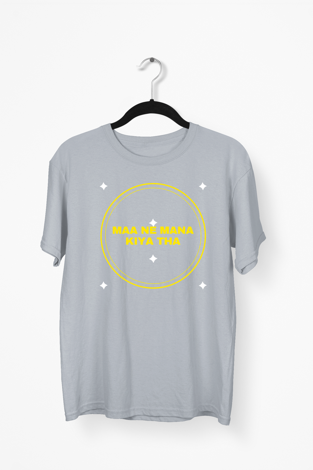 Maa Ne Mana Kiya Tha Premium Tee — Gray