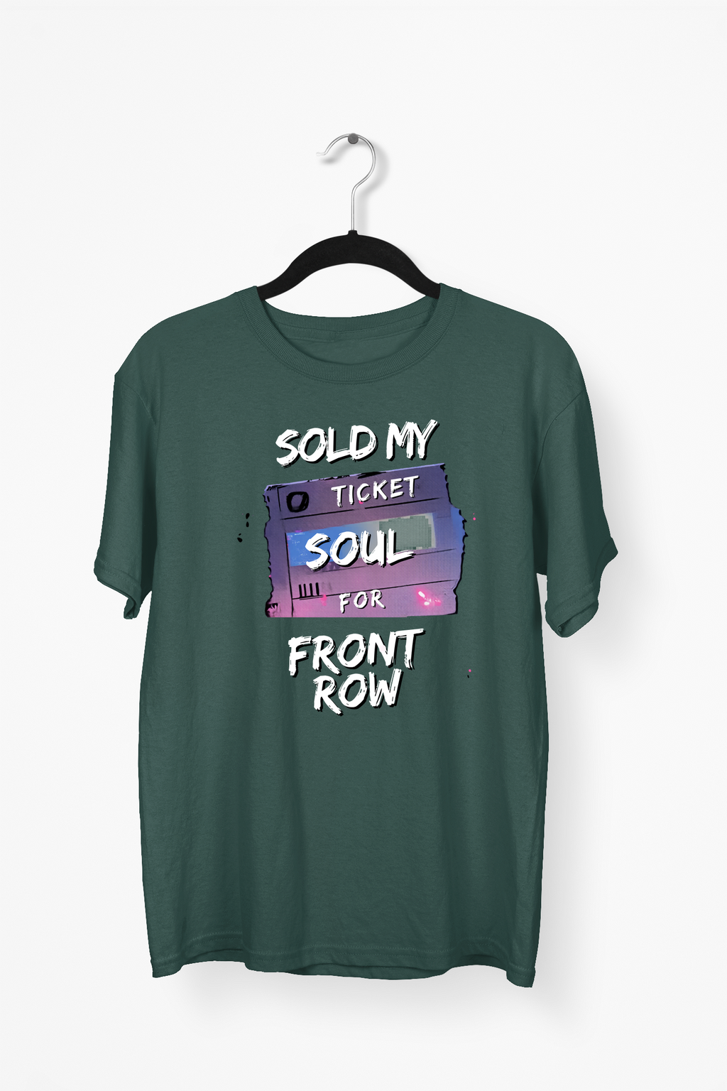 Concert Ticket Premium Tee — Bottle Green