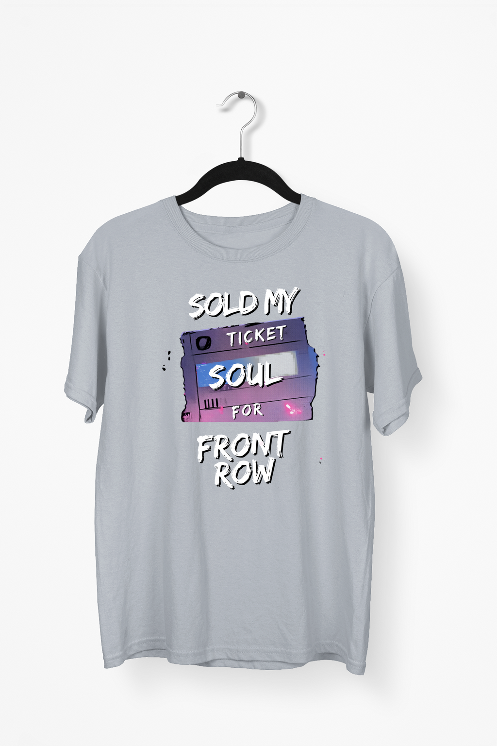 Concert Ticket Premium Tee — Gray