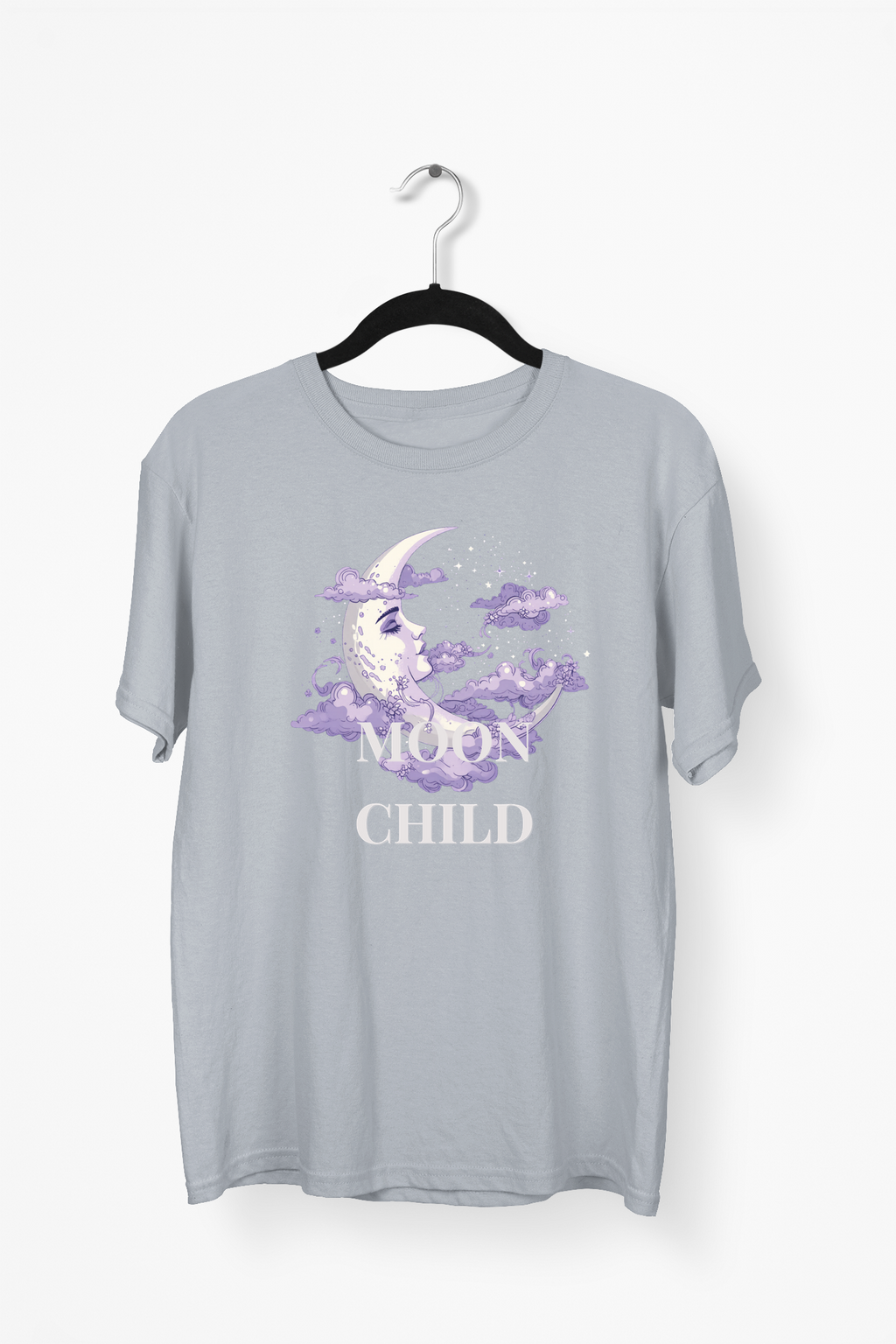 Moon Child Premium Tee — Gray
