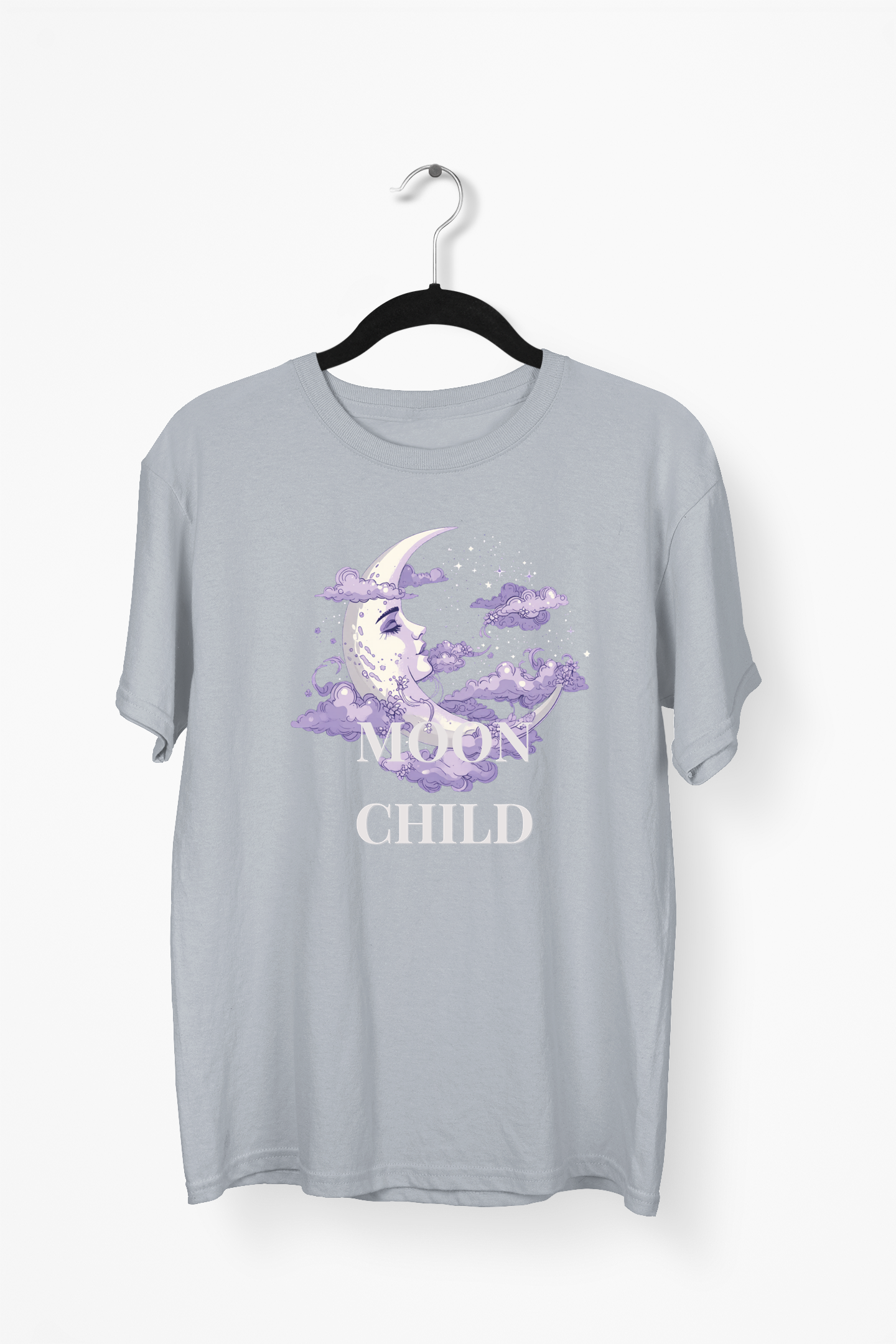 Moon Child Premium Tee — Gray