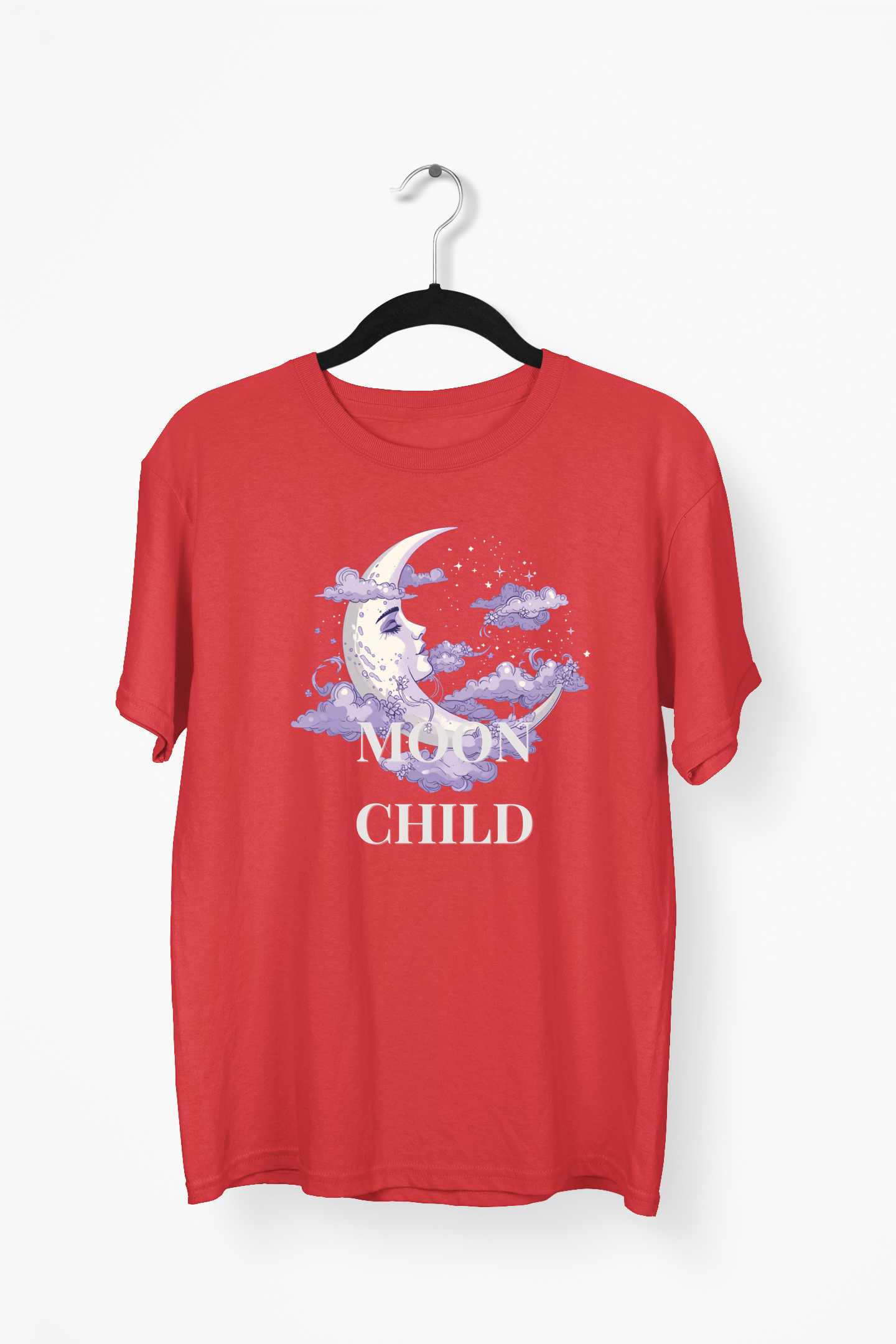 Moon Child Premium Tee — Red