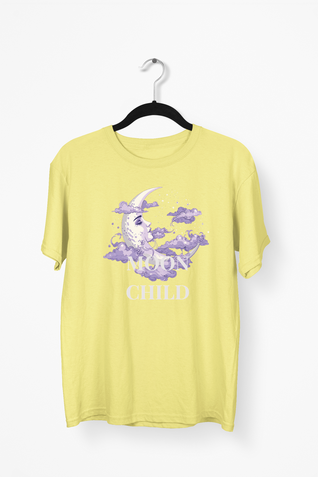 Moon Child Premium Tee — Yellow