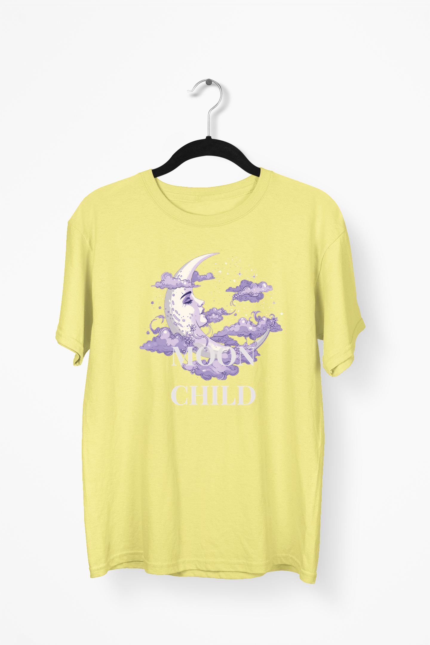 Moon Child Premium Tee — Yellow