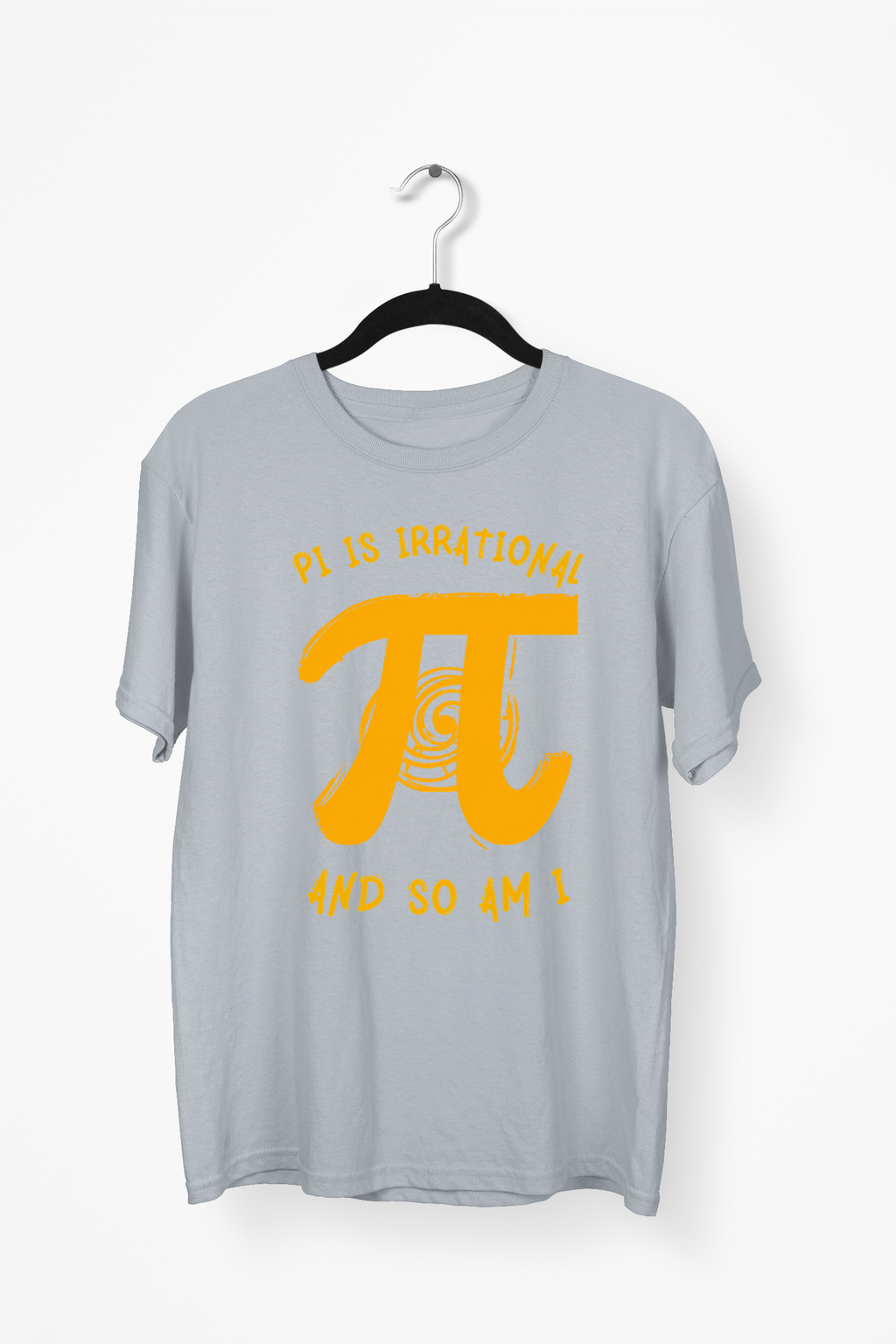 Pi & Spiral Premium Tee — Gray