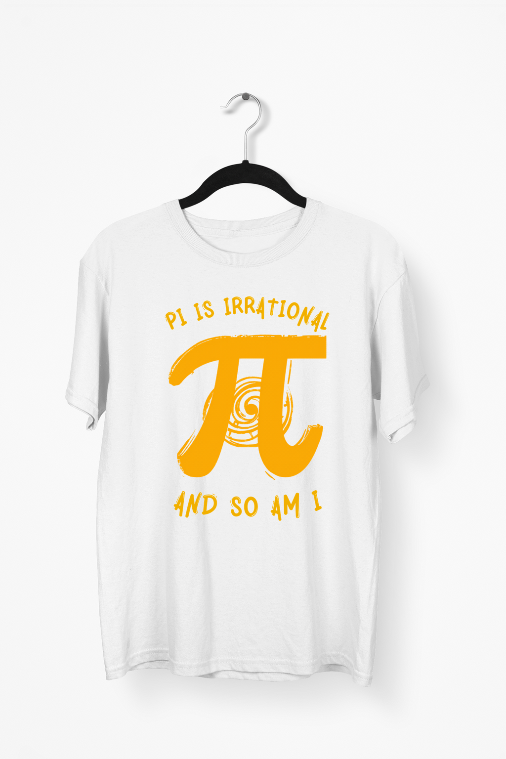 Pi & Spiral Premium Tee — White