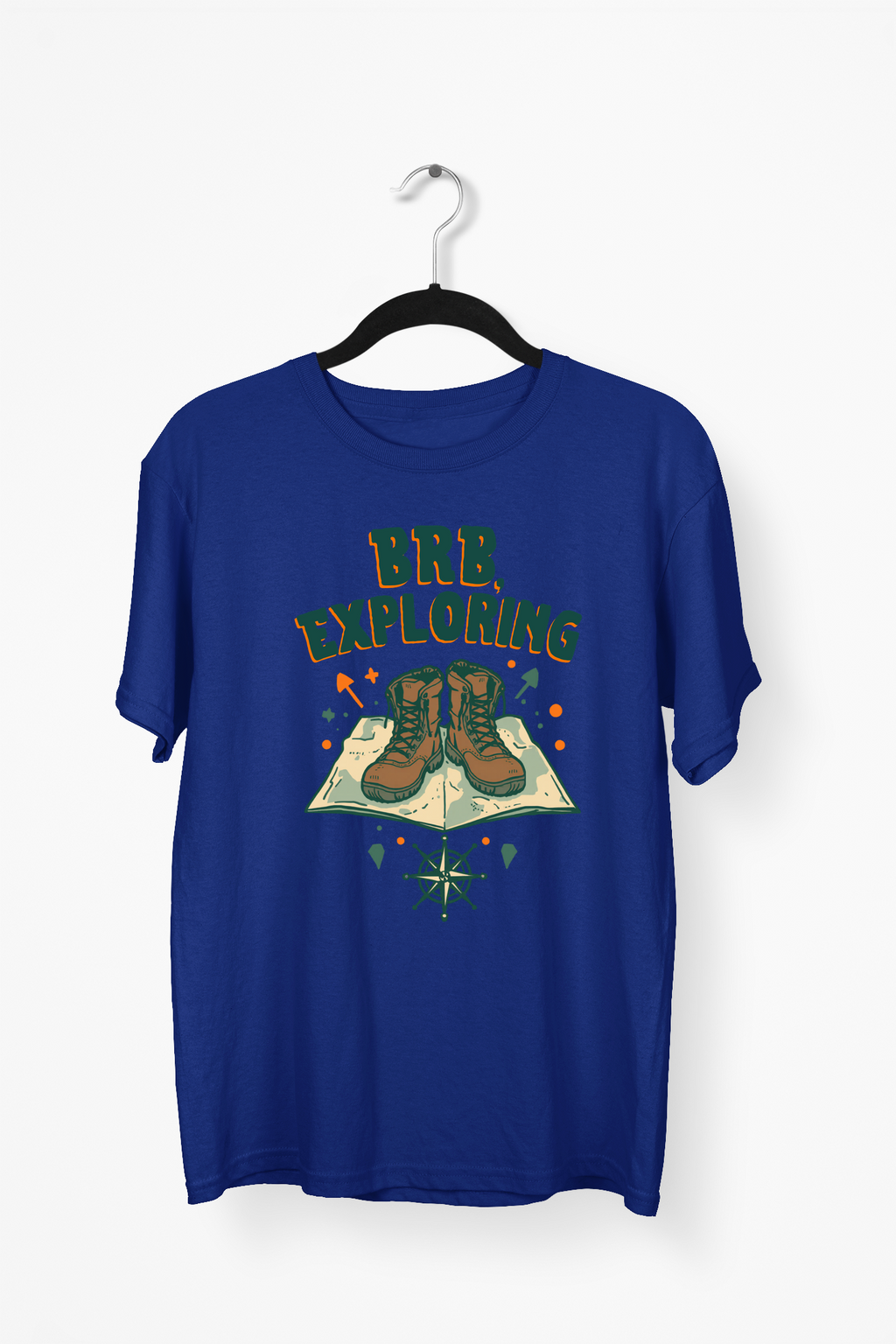 Exploration Premium Tee — Navy Blue
