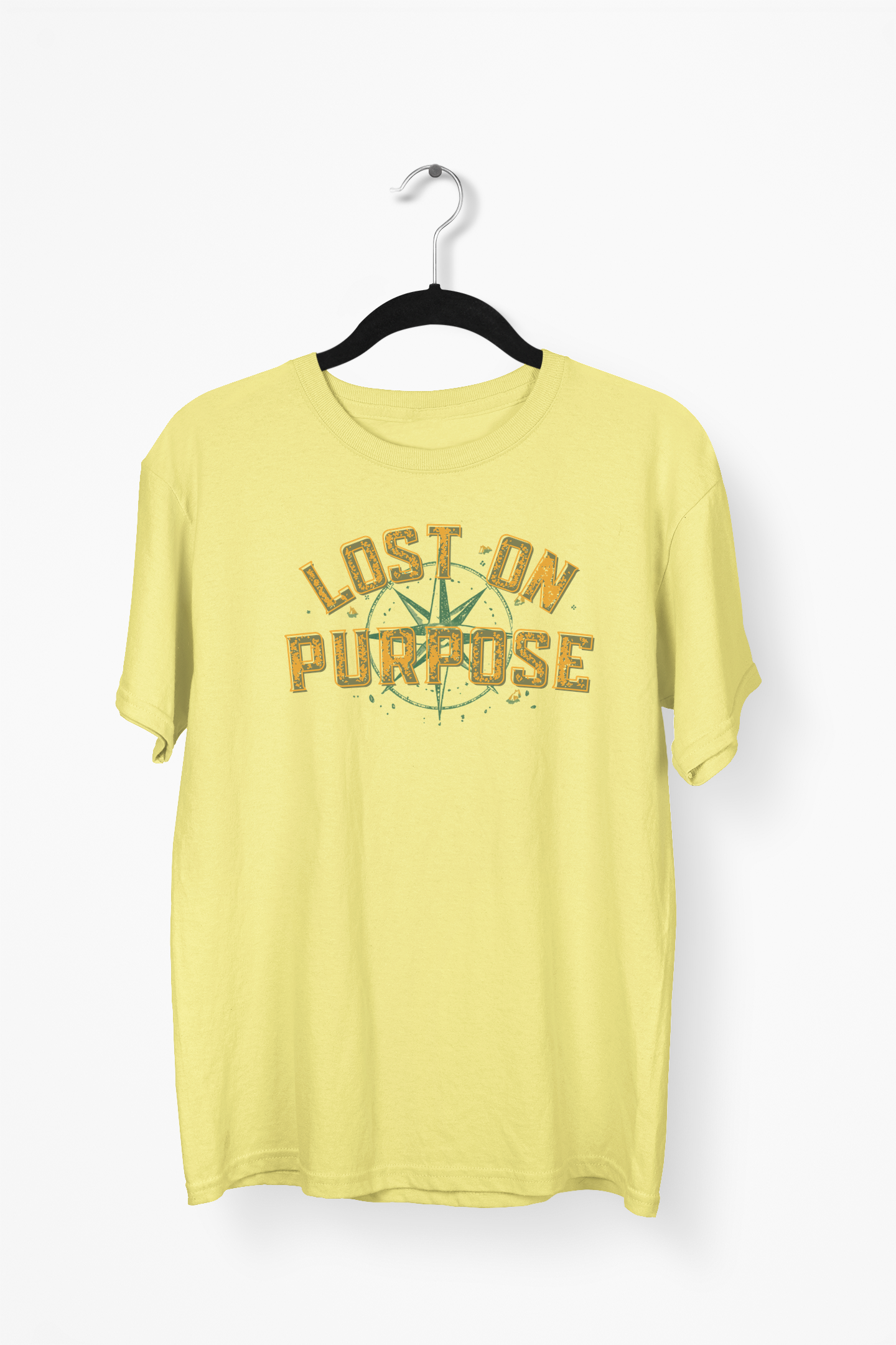 Trendy Graphic Premium Tee — Yellow