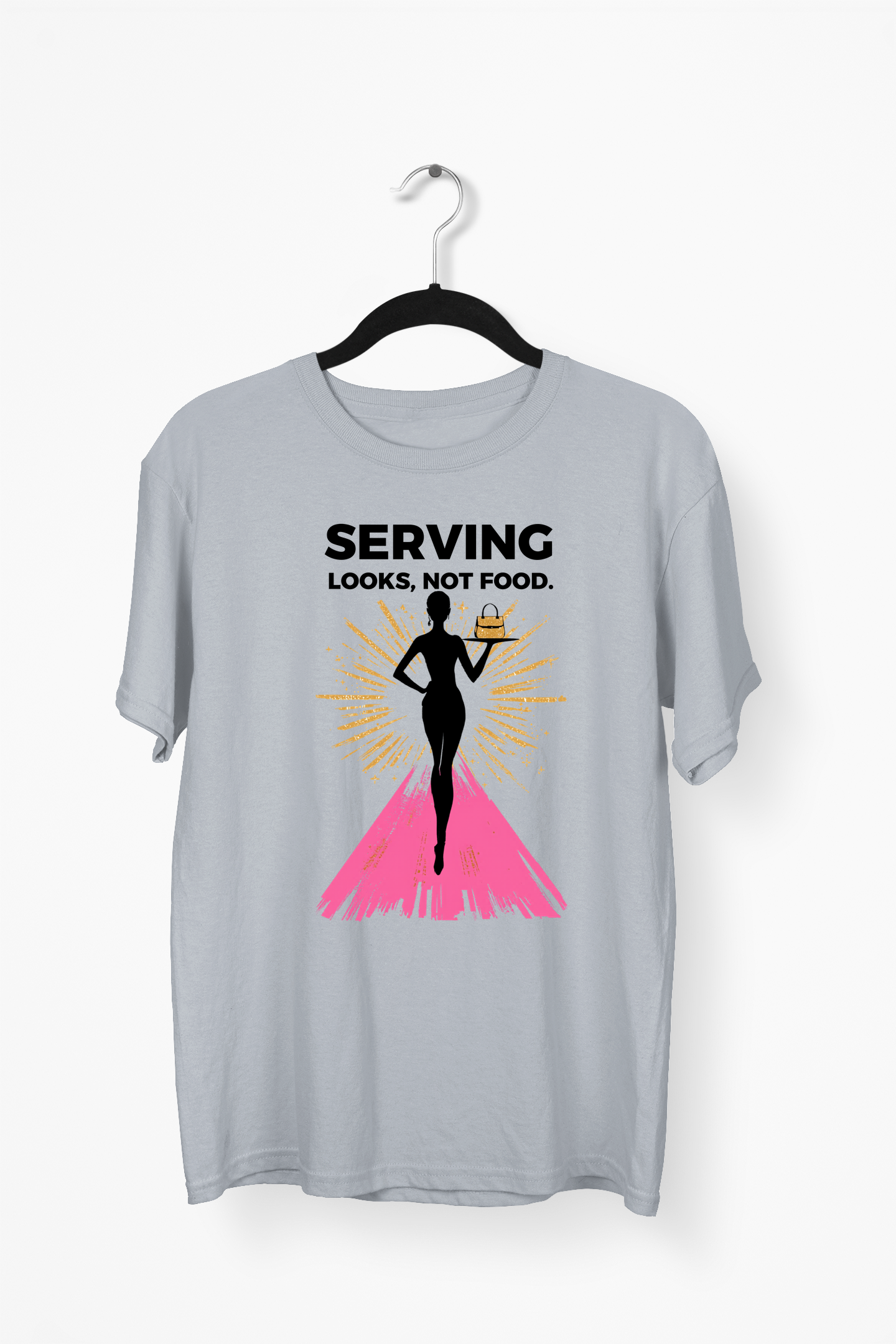 Chic Handbag Premium Tee — Gray