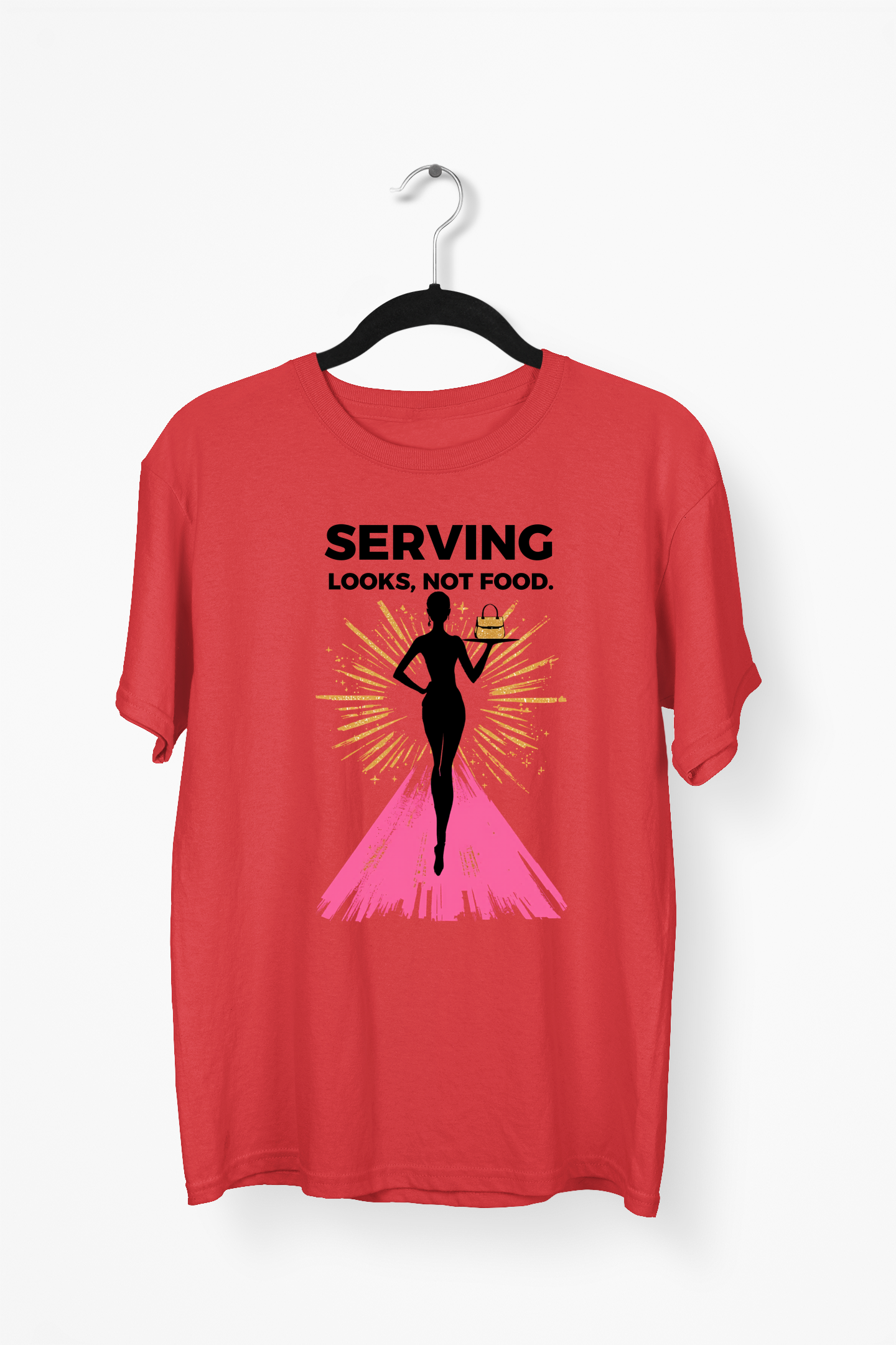 Chic Handbag Premium Tee — Red