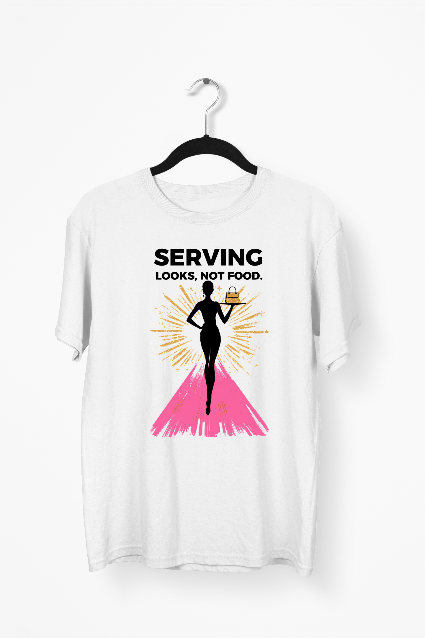 Chic Handbag Premium Tee — White