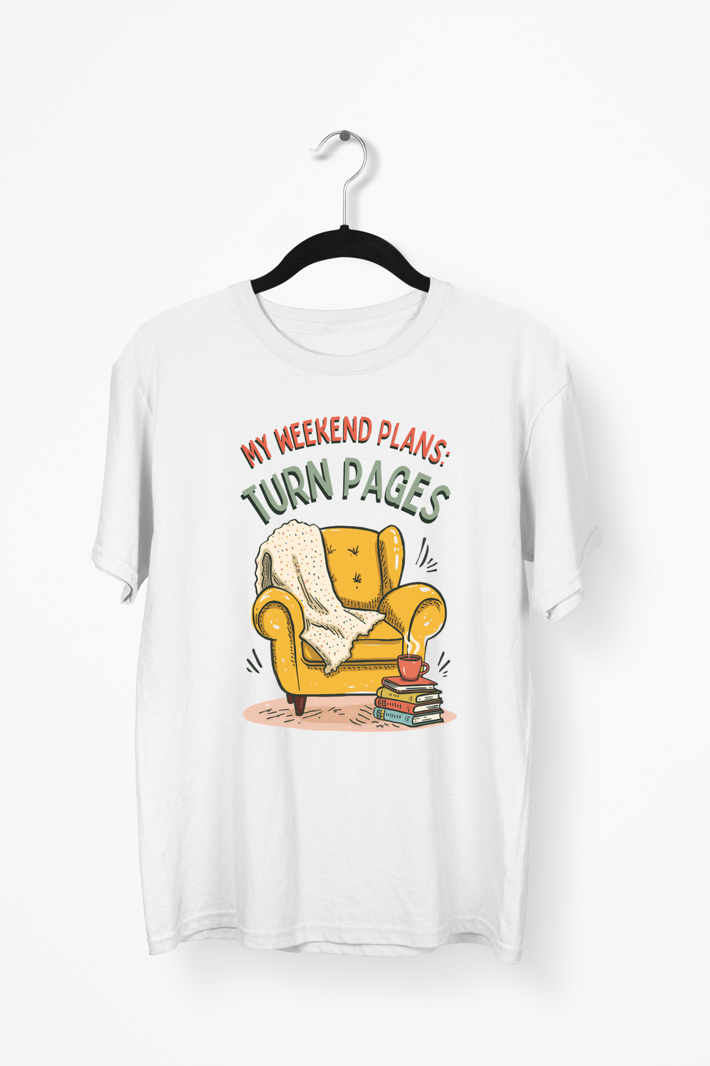 Reading Nook Premium Tee — White