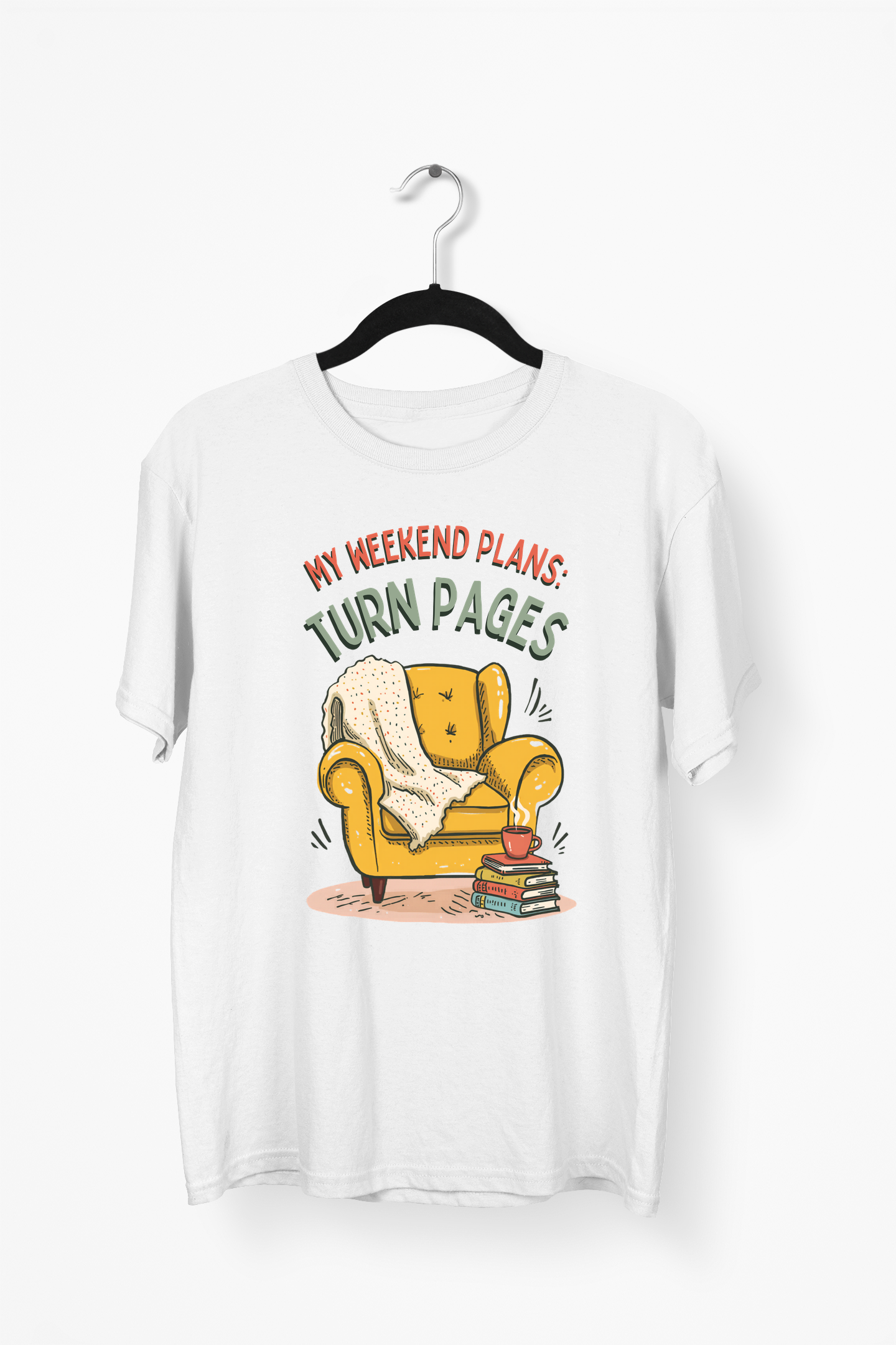 Reading Nook Premium Tee — White