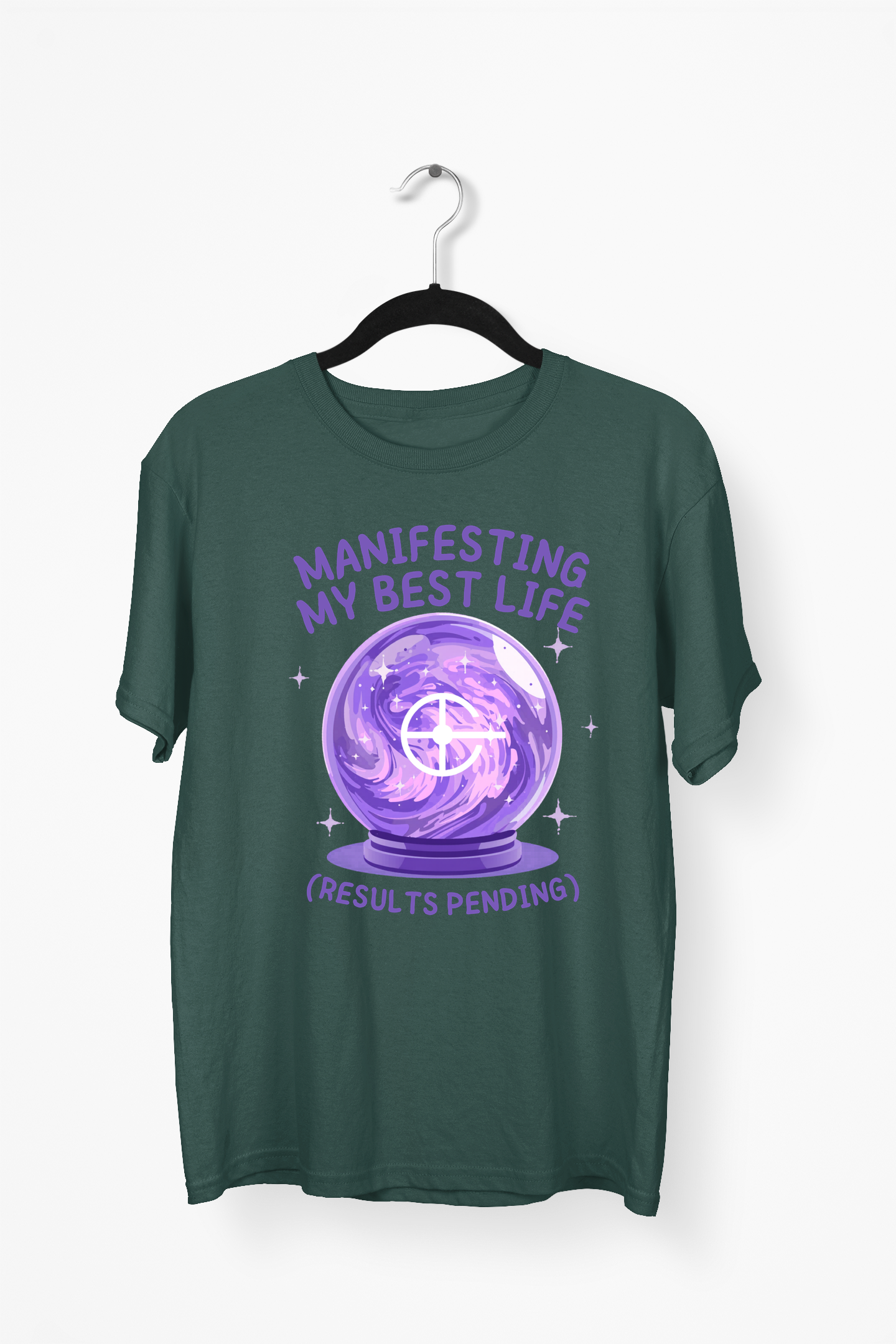 Crystal Ball Premium Tee — Bottle Green