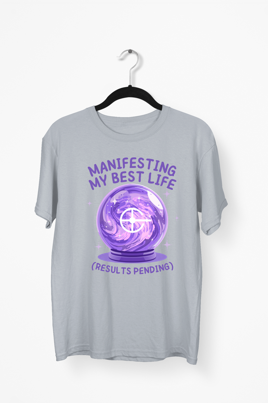 Crystal Ball Premium Tee — Gray