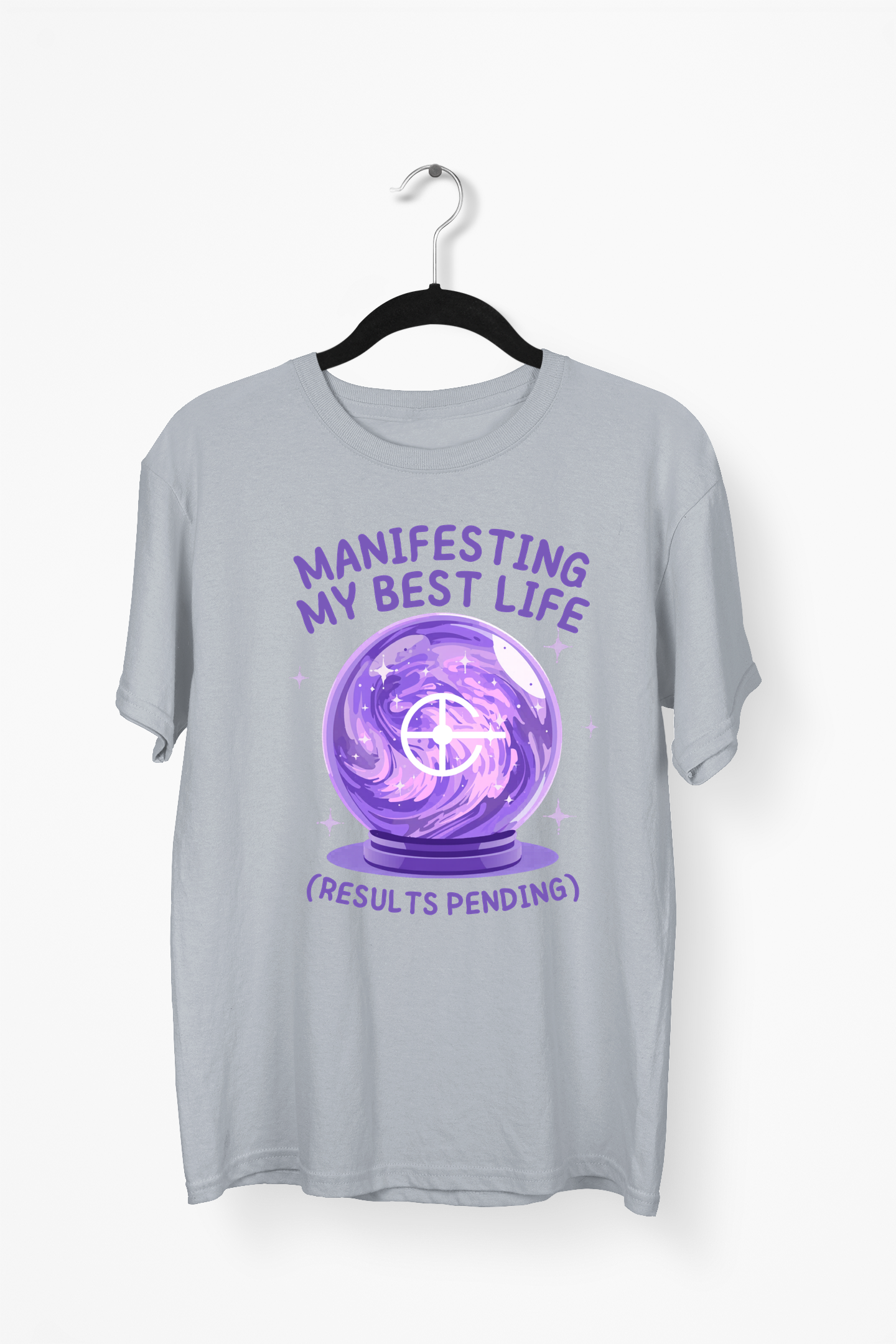 Crystal Ball Premium Tee — Gray