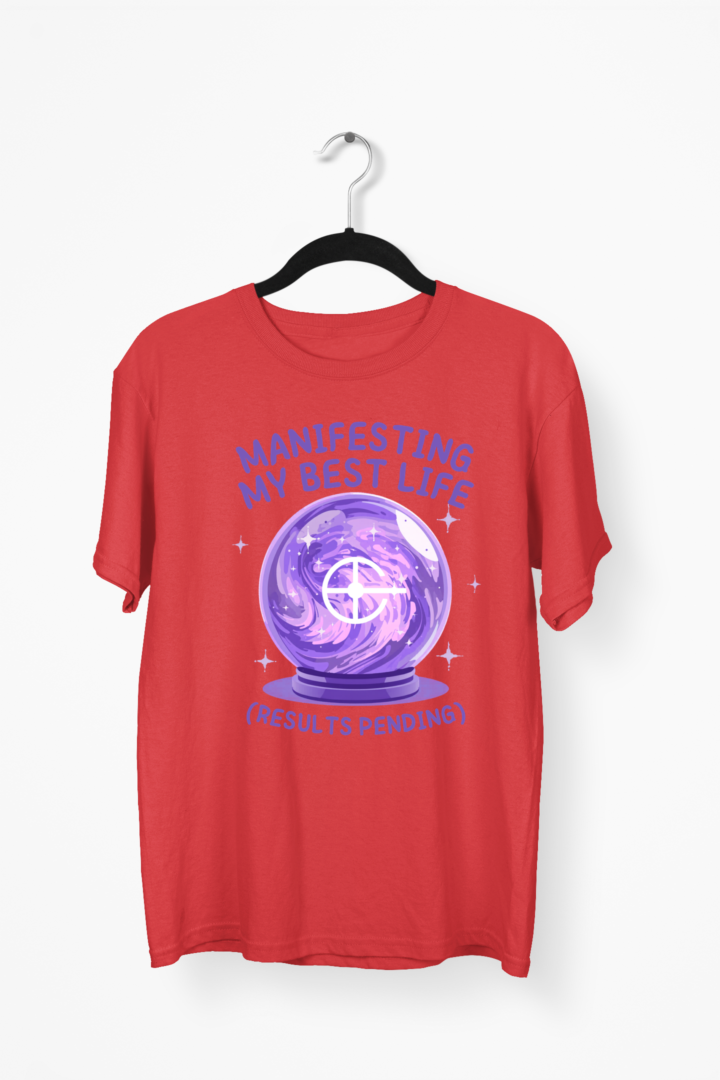 Crystal Ball Premium Tee — Red