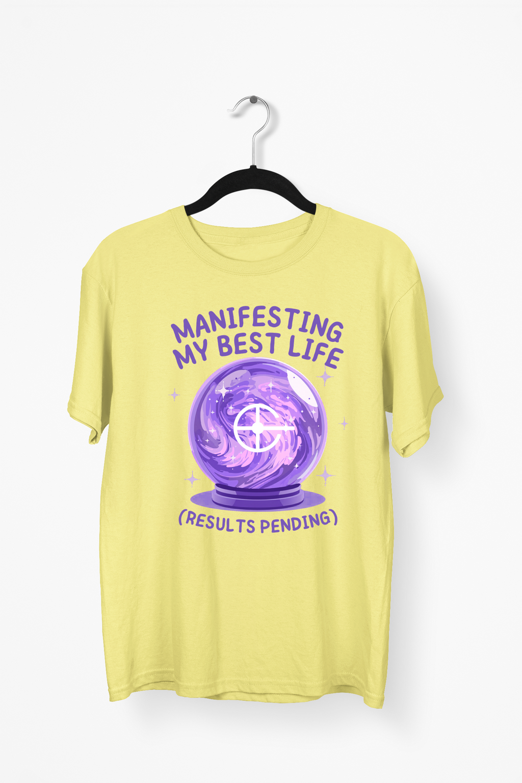Crystal Ball Premium Tee — Yellow