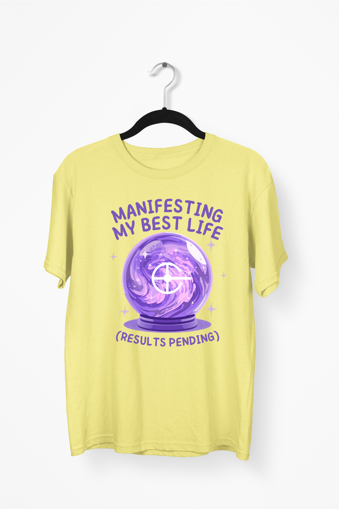 Crystal Ball Premium Tee — Yellow