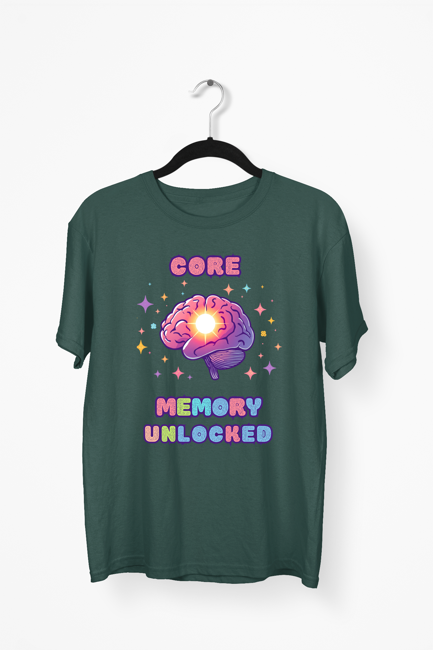 Core Memory Premium Tee — Bottle Green