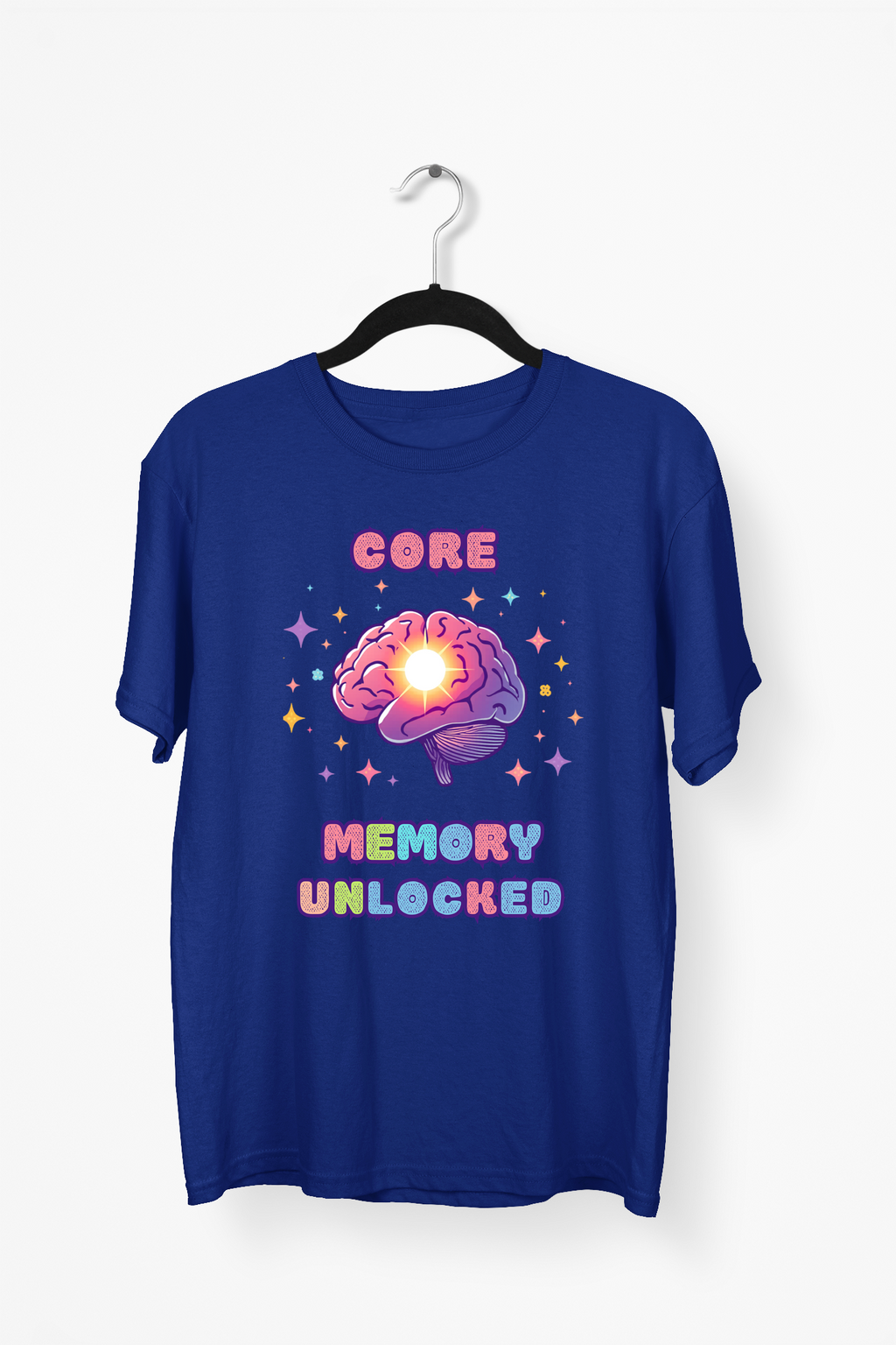 Core Memory Premium Tee — Navy Blue