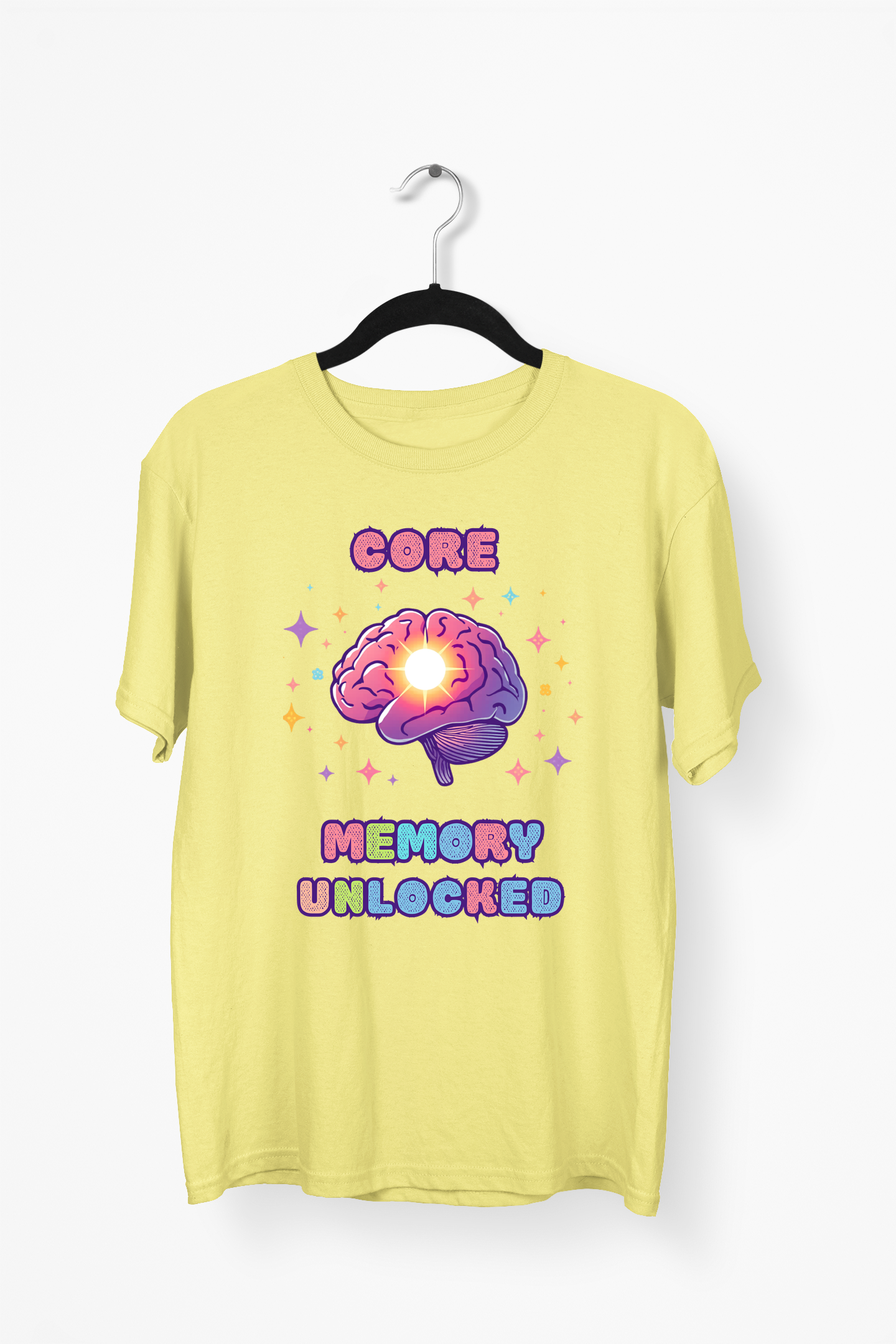 Core Memory Premium Tee — Yellow